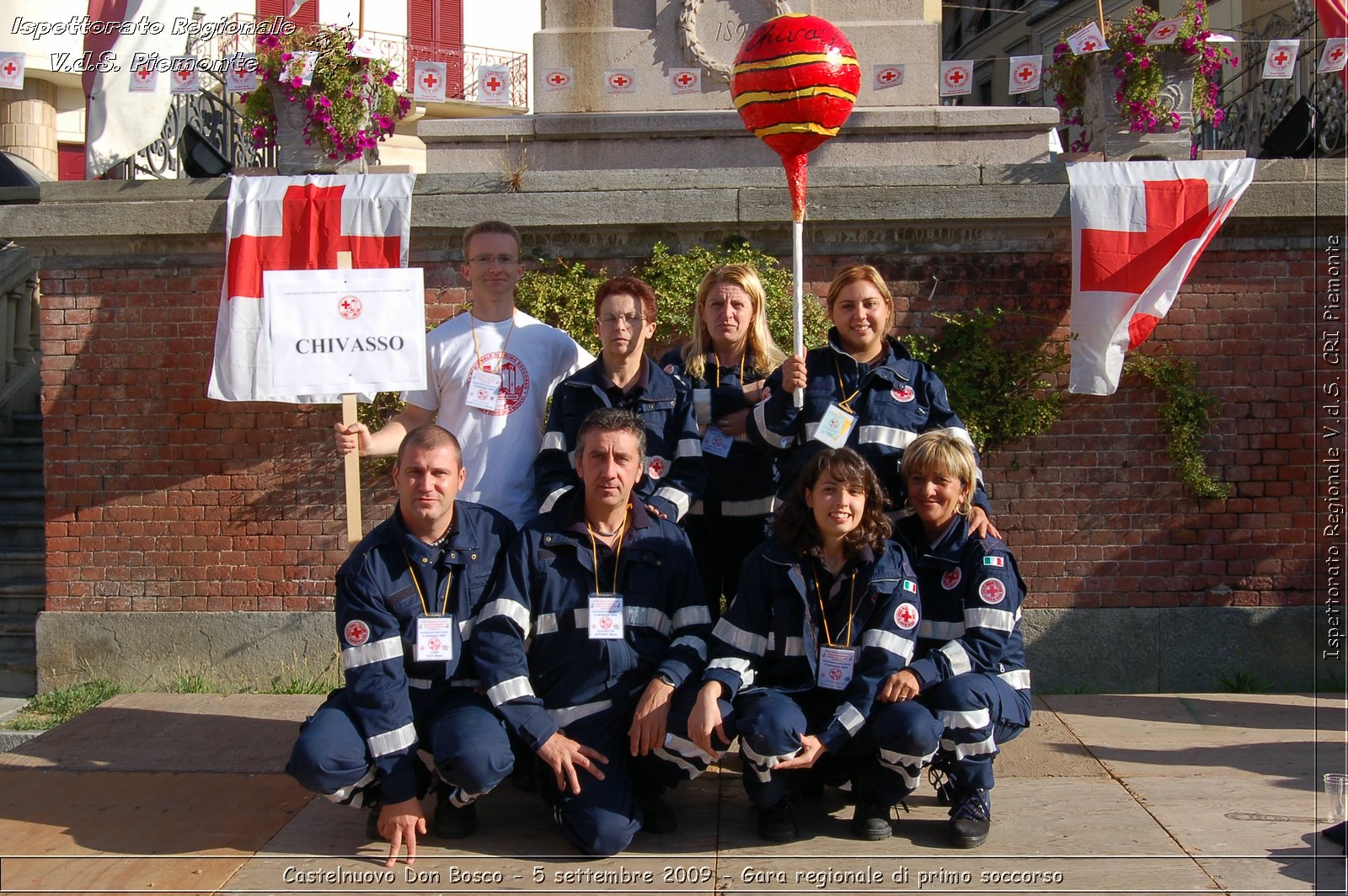 Castelnuovo Don Bosco - 5 settembre 2009 - Gara regionale di primo soccorso -  Croce Rossa Italiana - Ispettorato Regionale Volontari del Soccorso Piemonte