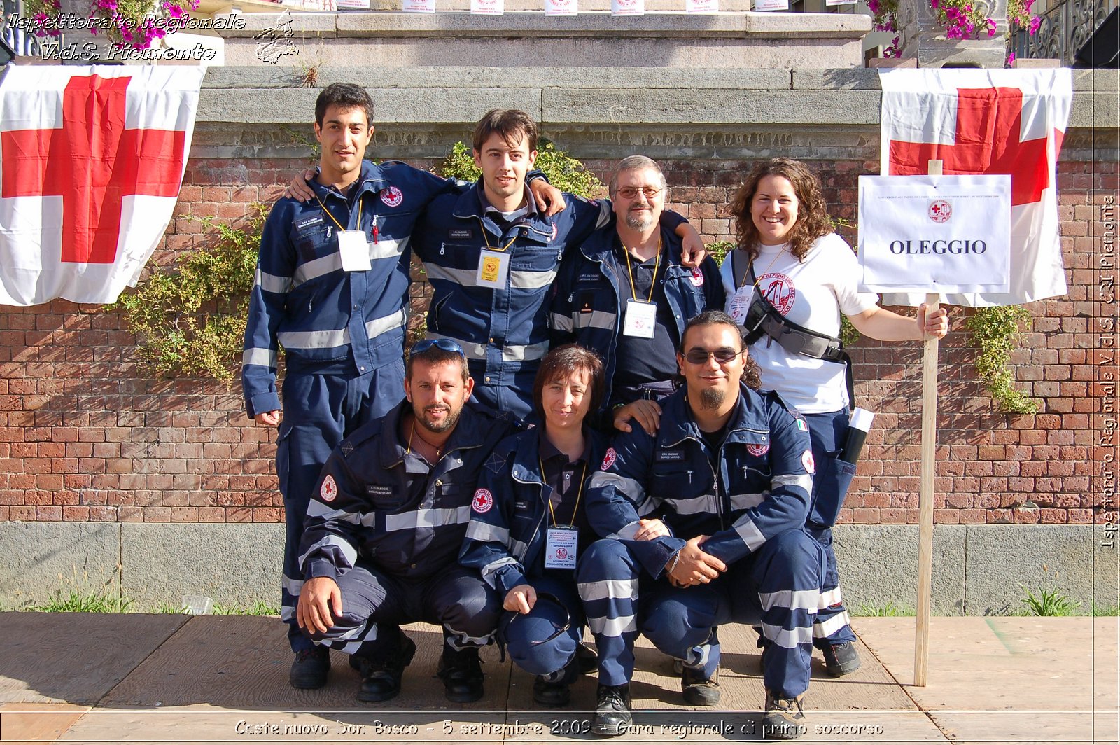 Castelnuovo Don Bosco - 5 settembre 2009 - Gara regionale di primo soccorso -  Croce Rossa Italiana - Ispettorato Regionale Volontari del Soccorso Piemonte