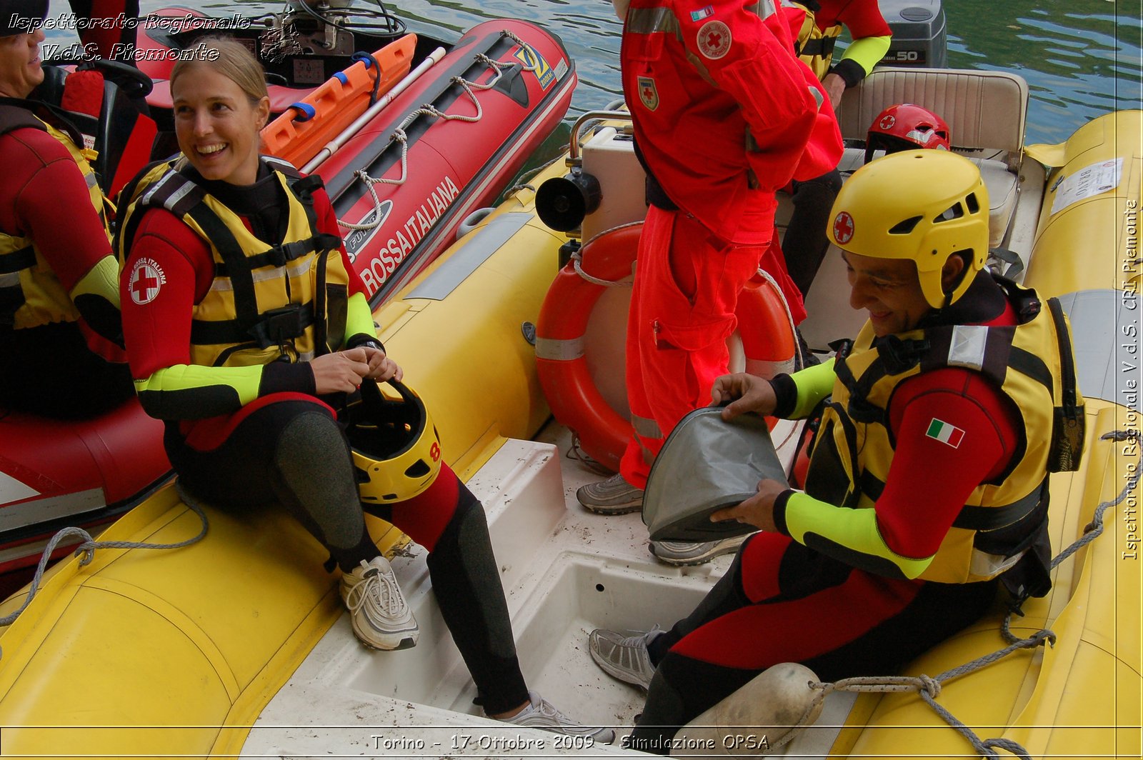 Torino - 17 Ottobre 2009 - Simulazione OPSA -  Croce Rossa Italiana - Ispettorato Regionale Volontari del Soccorso Piemonte