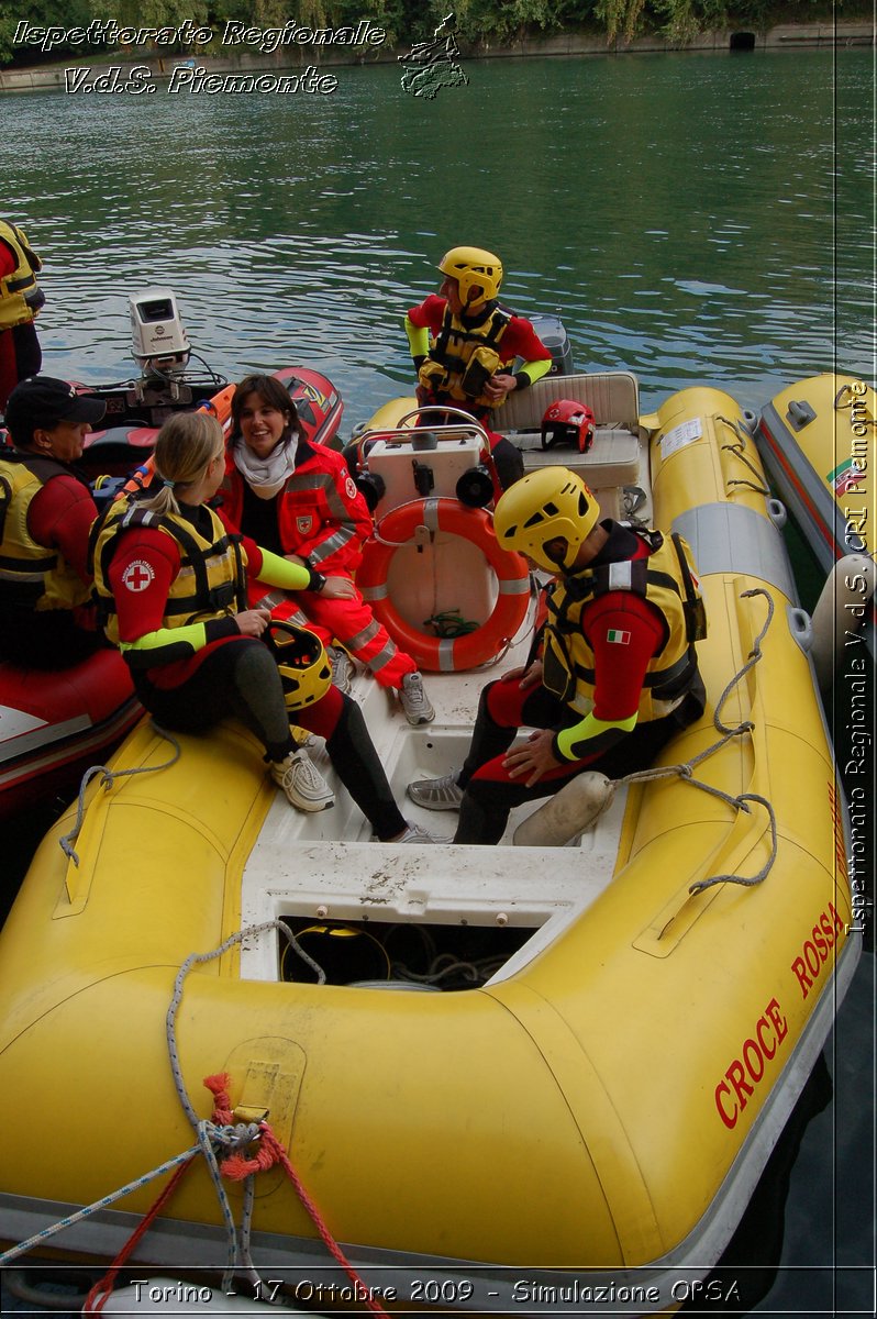 Torino - 17 Ottobre 2009 - Simulazione OPSA -  Croce Rossa Italiana - Ispettorato Regionale Volontari del Soccorso Piemonte