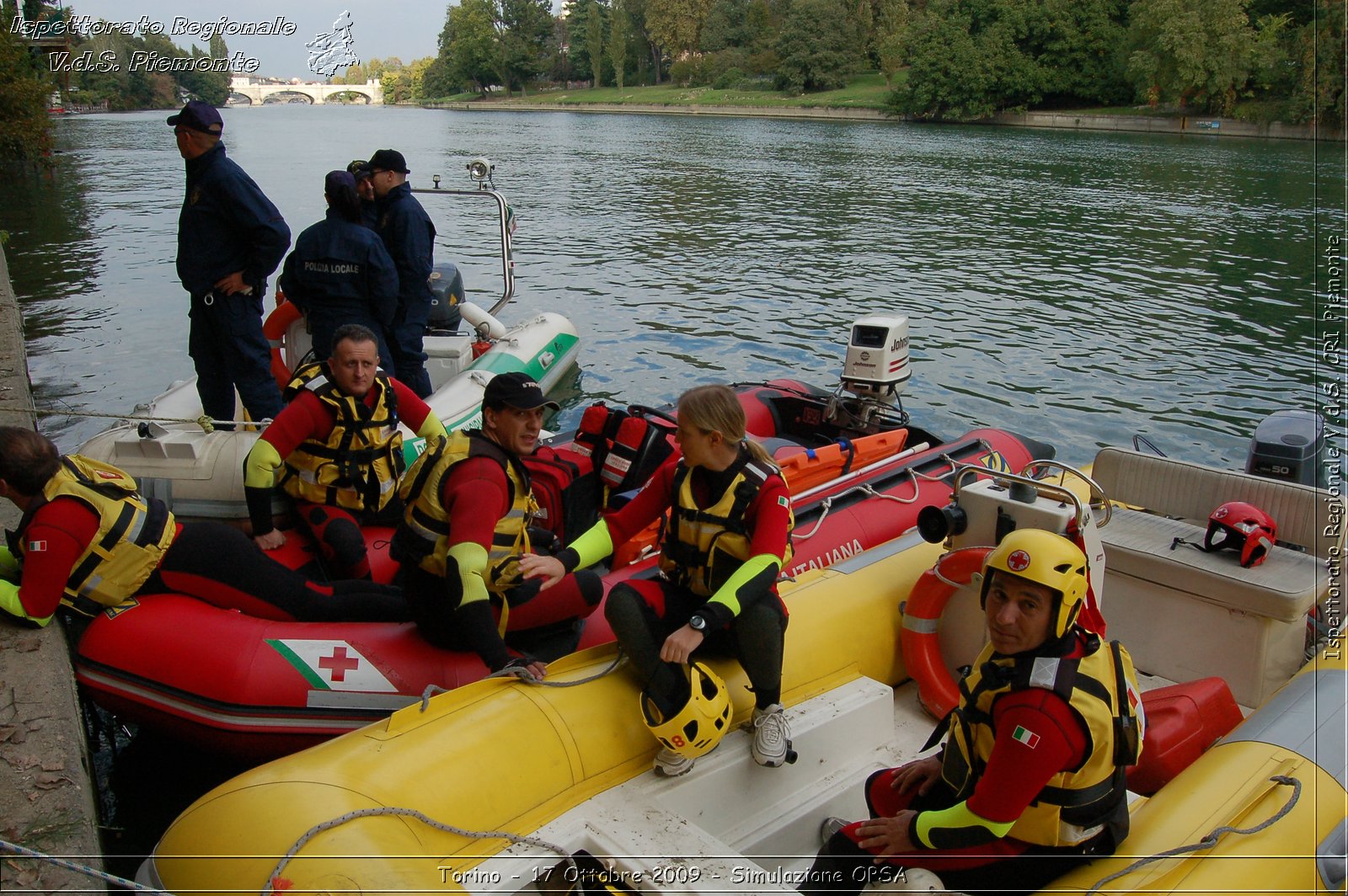 Torino - 17 Ottobre 2009 - Simulazione OPSA -  Croce Rossa Italiana - Ispettorato Regionale Volontari del Soccorso Piemonte