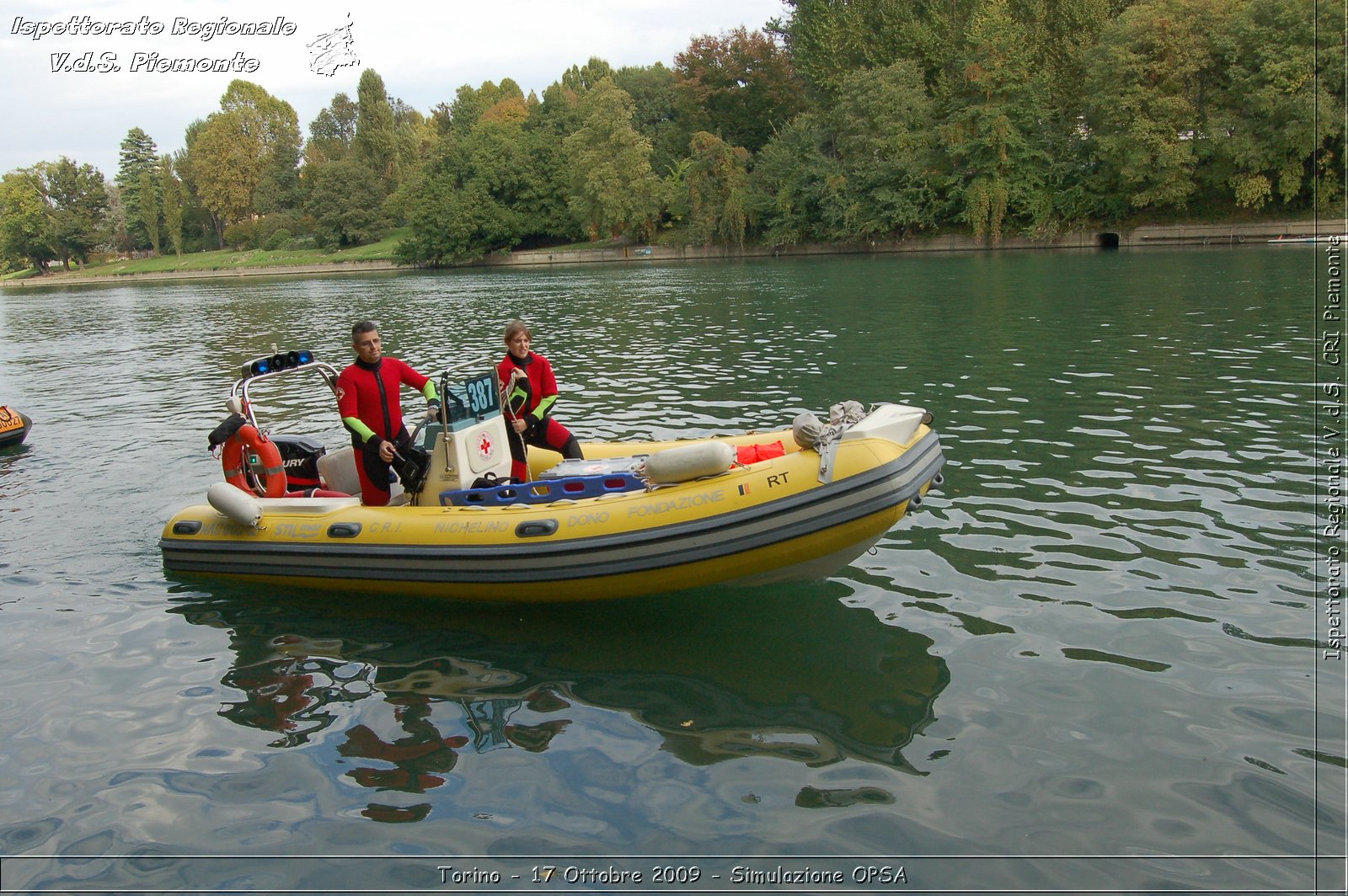 Torino - 17 Ottobre 2009 - Simulazione OPSA -  Croce Rossa Italiana - Ispettorato Regionale Volontari del Soccorso Piemonte