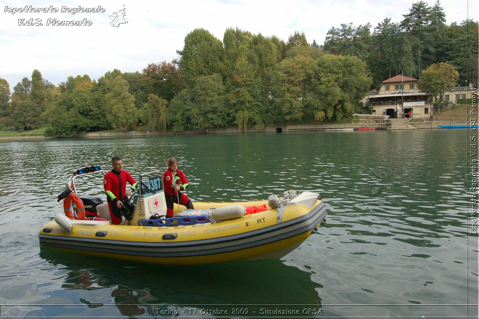 Torino - 17 Ottobre 2009 - Simulazione OPSA -  Croce Rossa Italiana - Ispettorato Regionale Volontari del Soccorso Piemonte