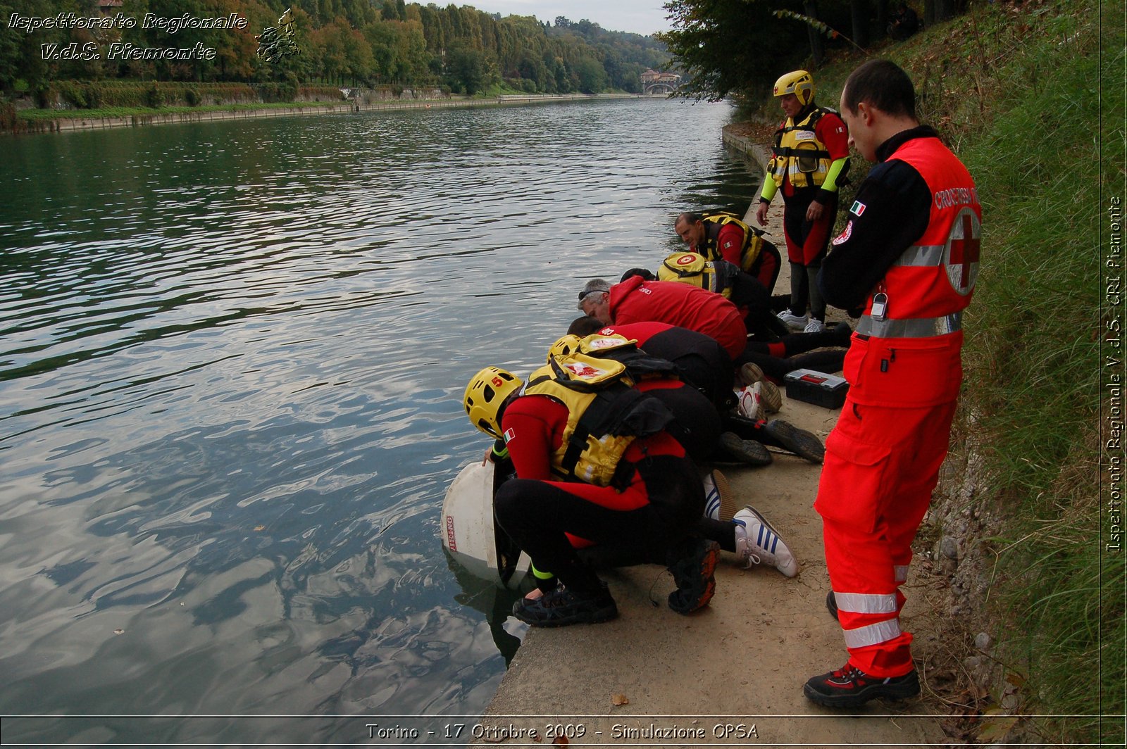 Torino - 17 Ottobre 2009 - Simulazione OPSA -  Croce Rossa Italiana - Ispettorato Regionale Volontari del Soccorso Piemonte