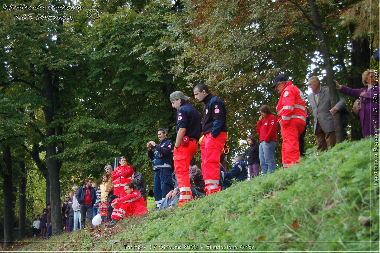 Torino - 17 Ottobre 2009 - Simulazione OPSA -  Croce Rossa Italiana - Ispettorato Regionale Volontari del Soccorso Piemonte