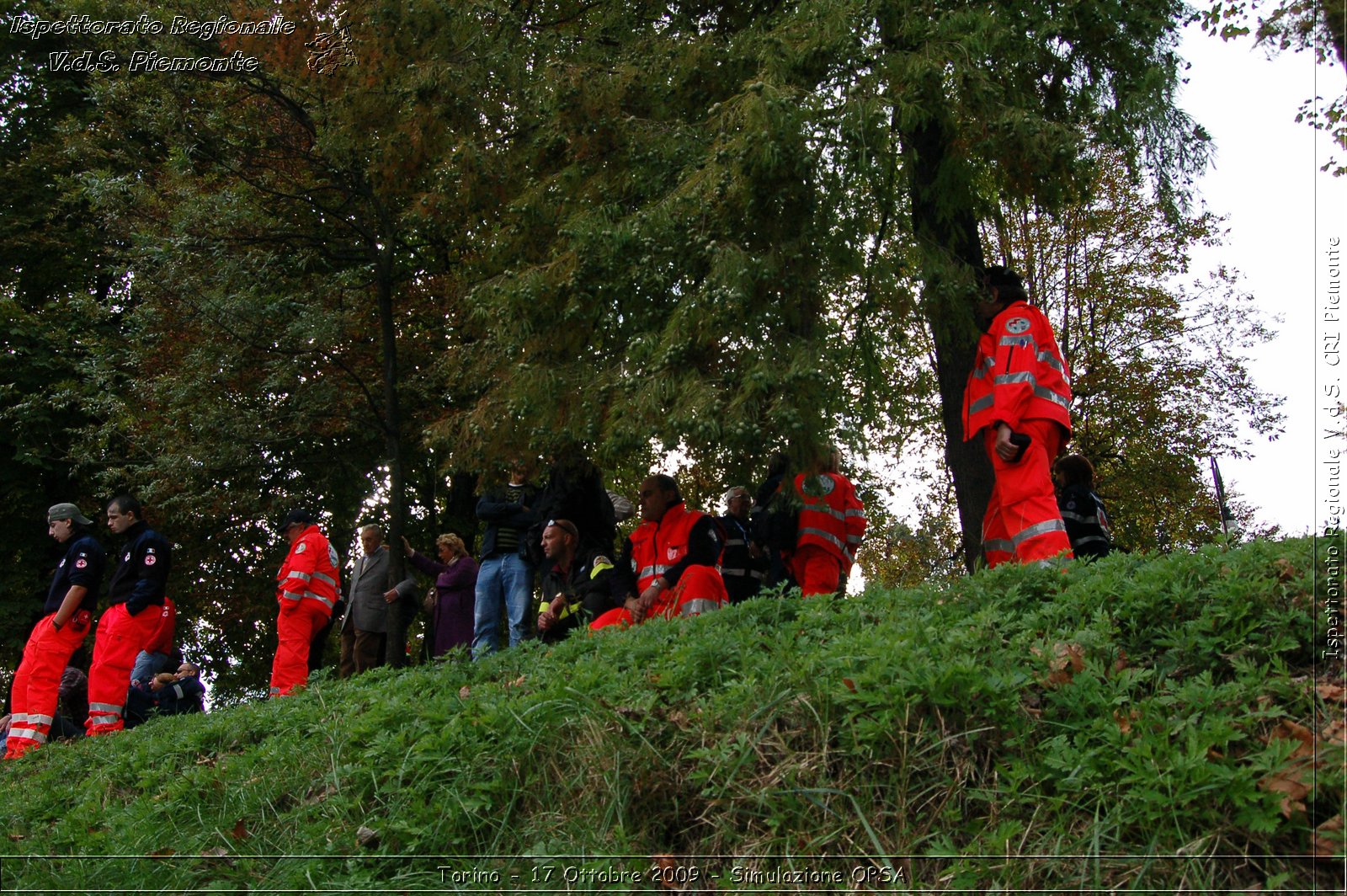 Torino - 17 Ottobre 2009 - Simulazione OPSA -  Croce Rossa Italiana - Ispettorato Regionale Volontari del Soccorso Piemonte