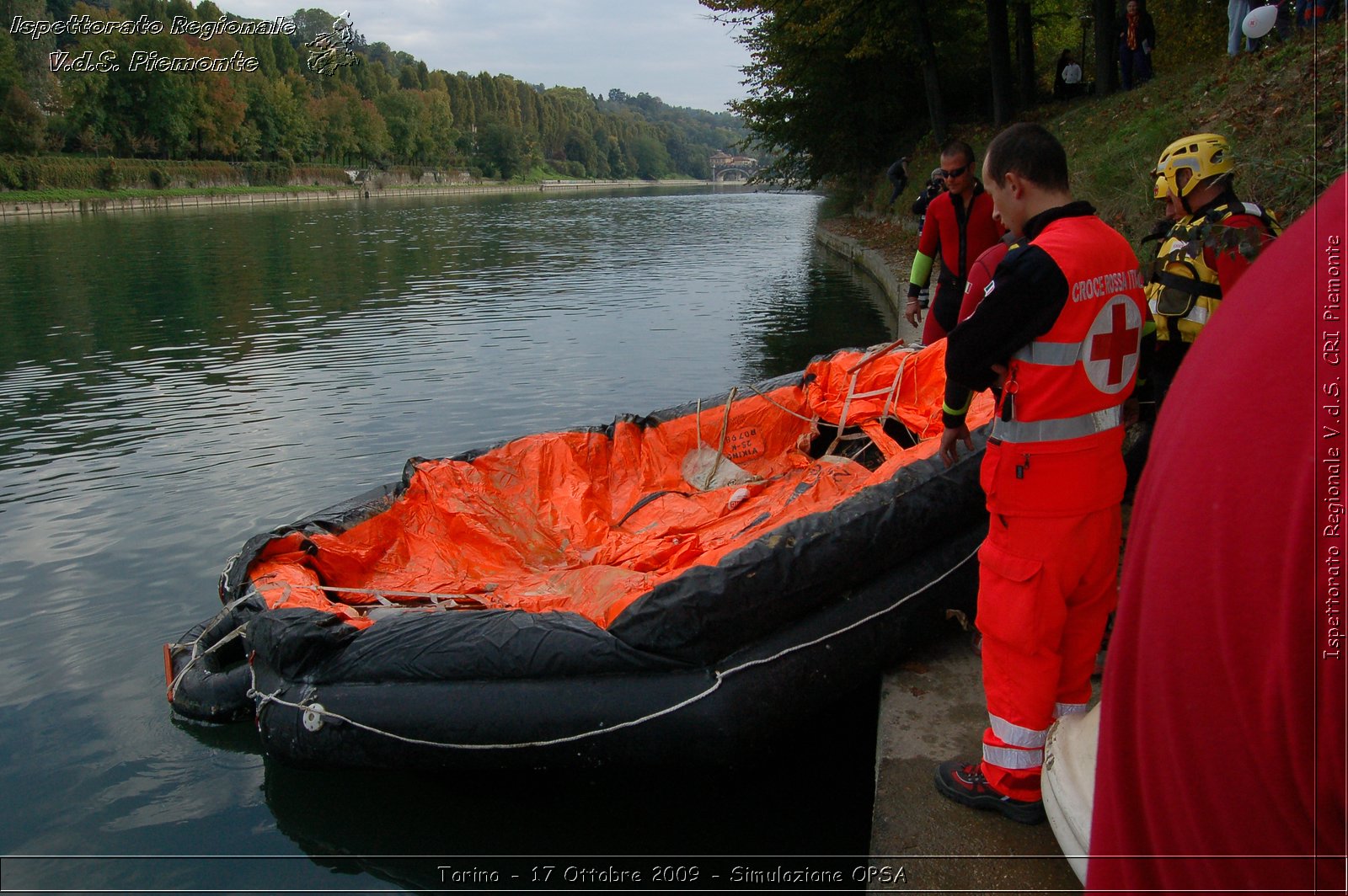 Torino - 17 Ottobre 2009 - Simulazione OPSA -  Croce Rossa Italiana - Ispettorato Regionale Volontari del Soccorso Piemonte