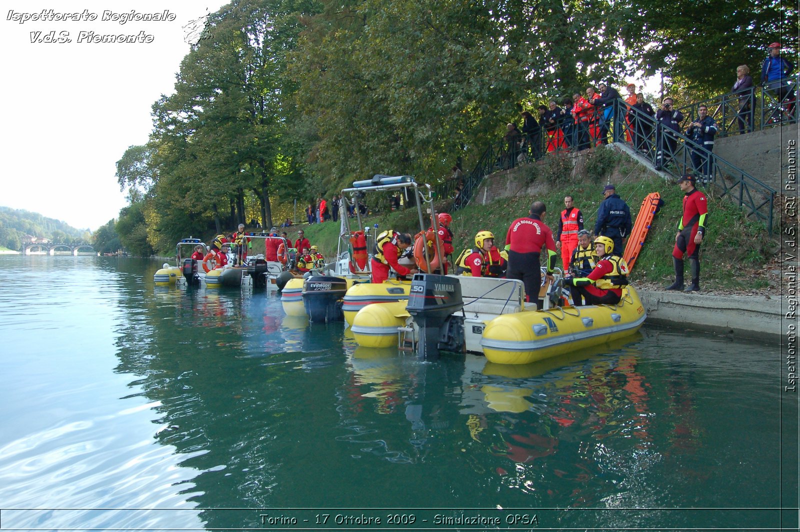 Torino - 17 Ottobre 2009 - Simulazione OPSA -  Croce Rossa Italiana - Ispettorato Regionale Volontari del Soccorso Piemonte