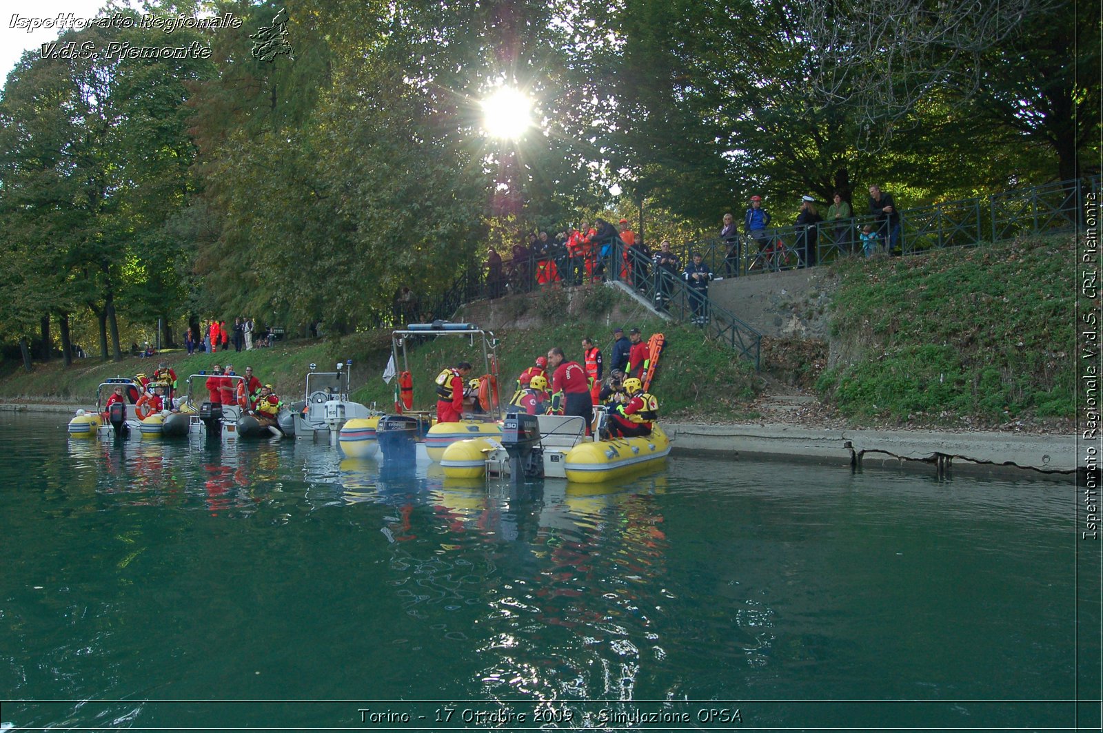 Torino - 17 Ottobre 2009 - Simulazione OPSA -  Croce Rossa Italiana - Ispettorato Regionale Volontari del Soccorso Piemonte