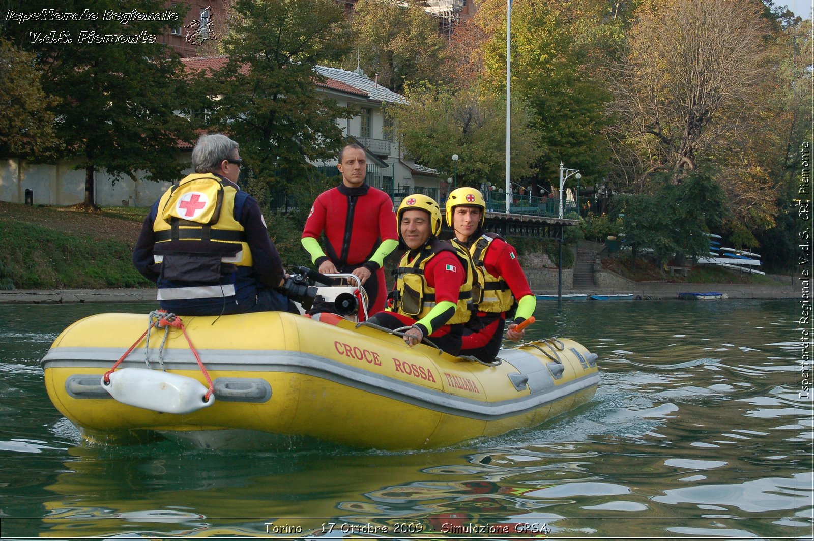 Torino - 17 Ottobre 2009 - Simulazione OPSA -  Croce Rossa Italiana - Ispettorato Regionale Volontari del Soccorso Piemonte