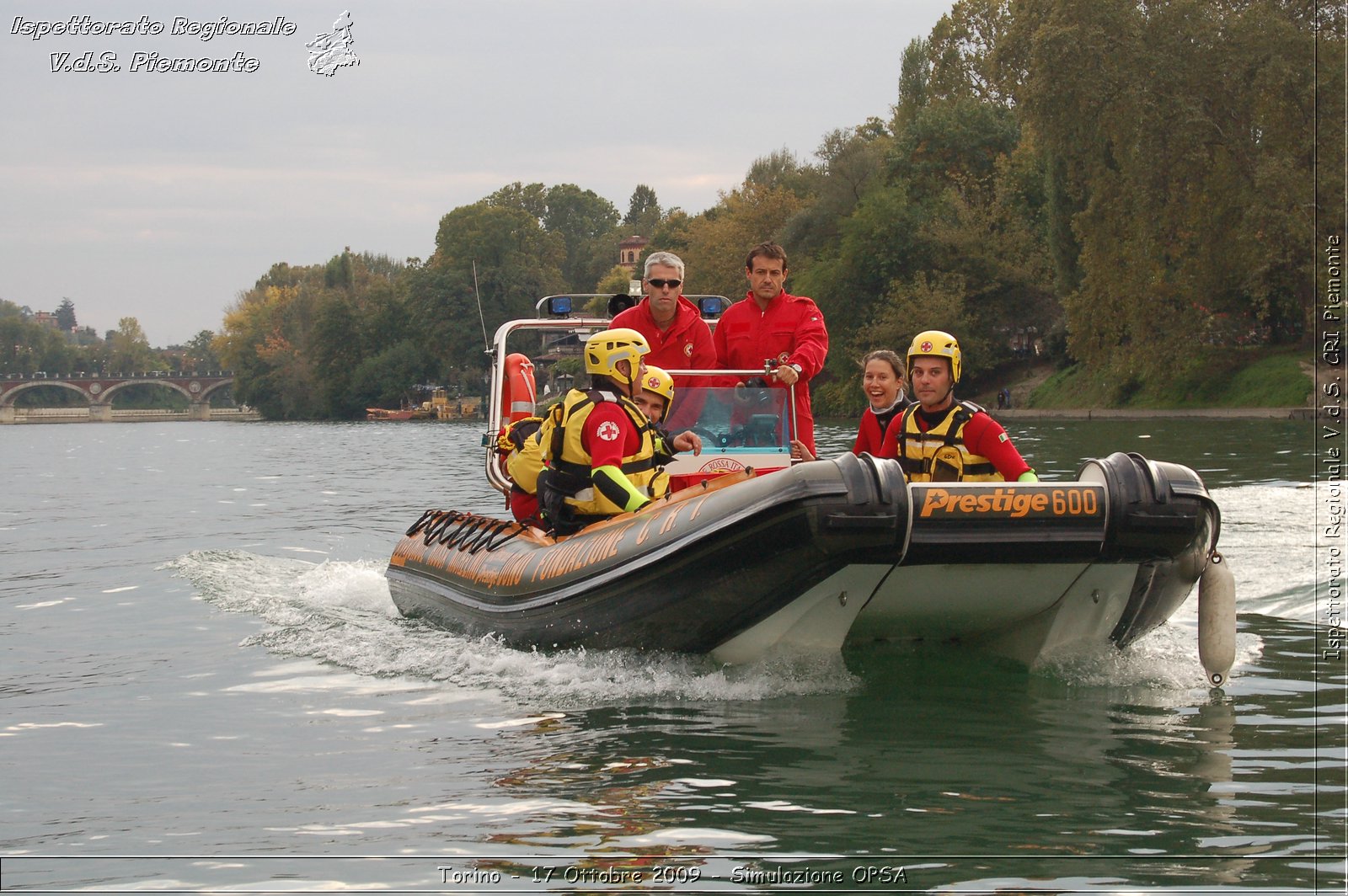 Torino - 17 Ottobre 2009 - Simulazione OPSA -  Croce Rossa Italiana - Ispettorato Regionale Volontari del Soccorso Piemonte