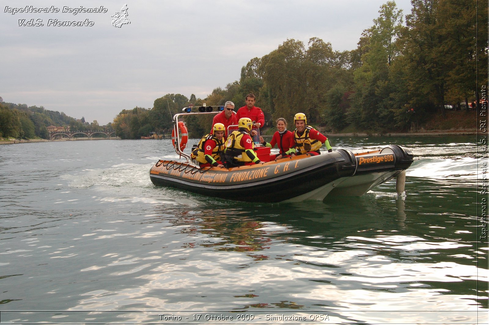 Torino - 17 Ottobre 2009 - Simulazione OPSA -  Croce Rossa Italiana - Ispettorato Regionale Volontari del Soccorso Piemonte