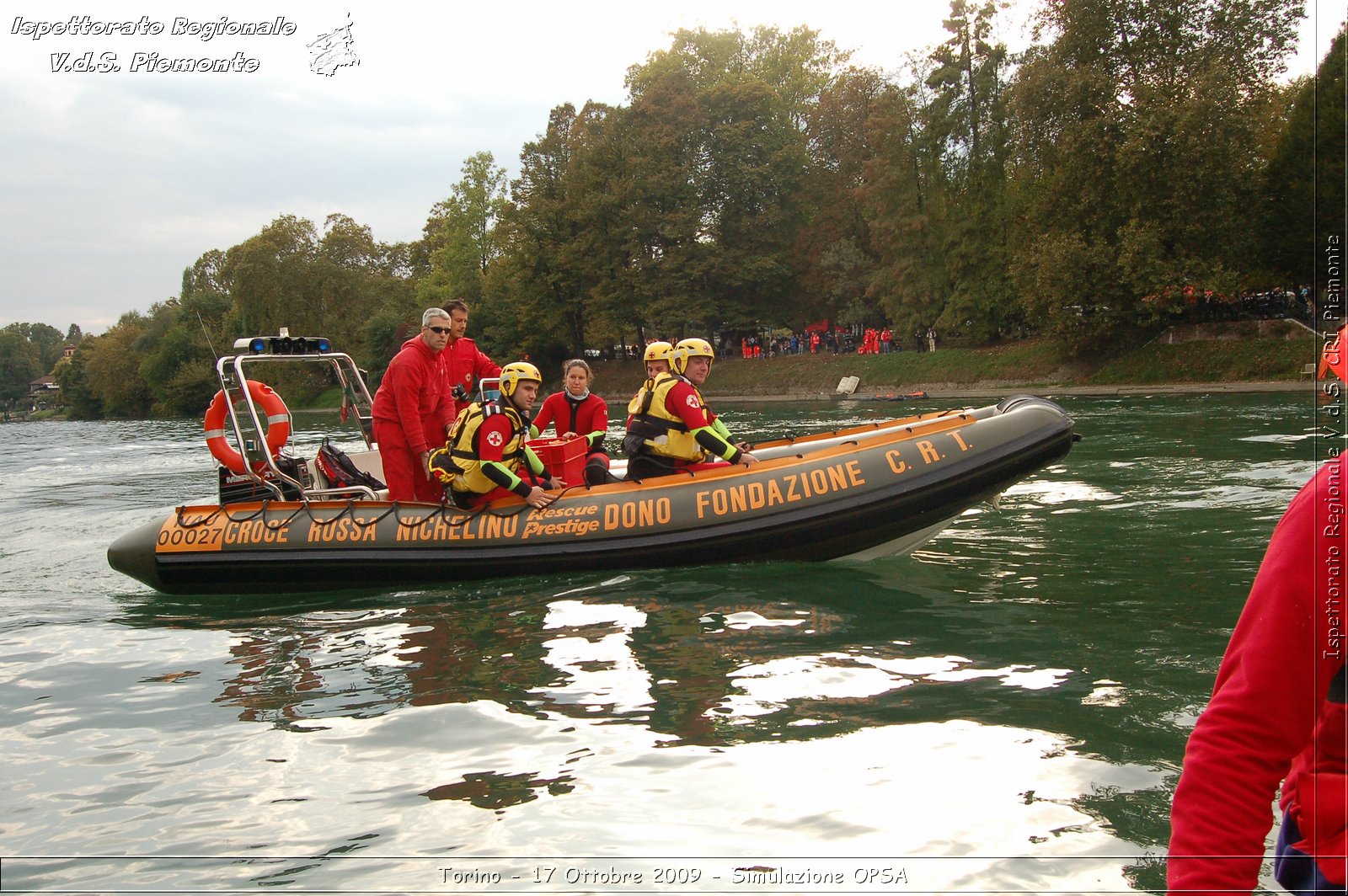 Torino - 17 Ottobre 2009 - Simulazione OPSA -  Croce Rossa Italiana - Ispettorato Regionale Volontari del Soccorso Piemonte