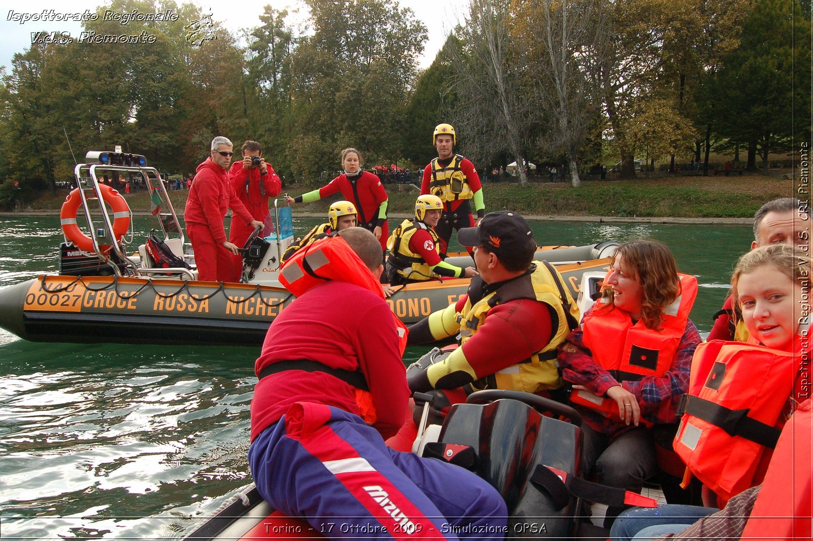 Torino - 17 Ottobre 2009 - Simulazione OPSA -  Croce Rossa Italiana - Ispettorato Regionale Volontari del Soccorso Piemonte