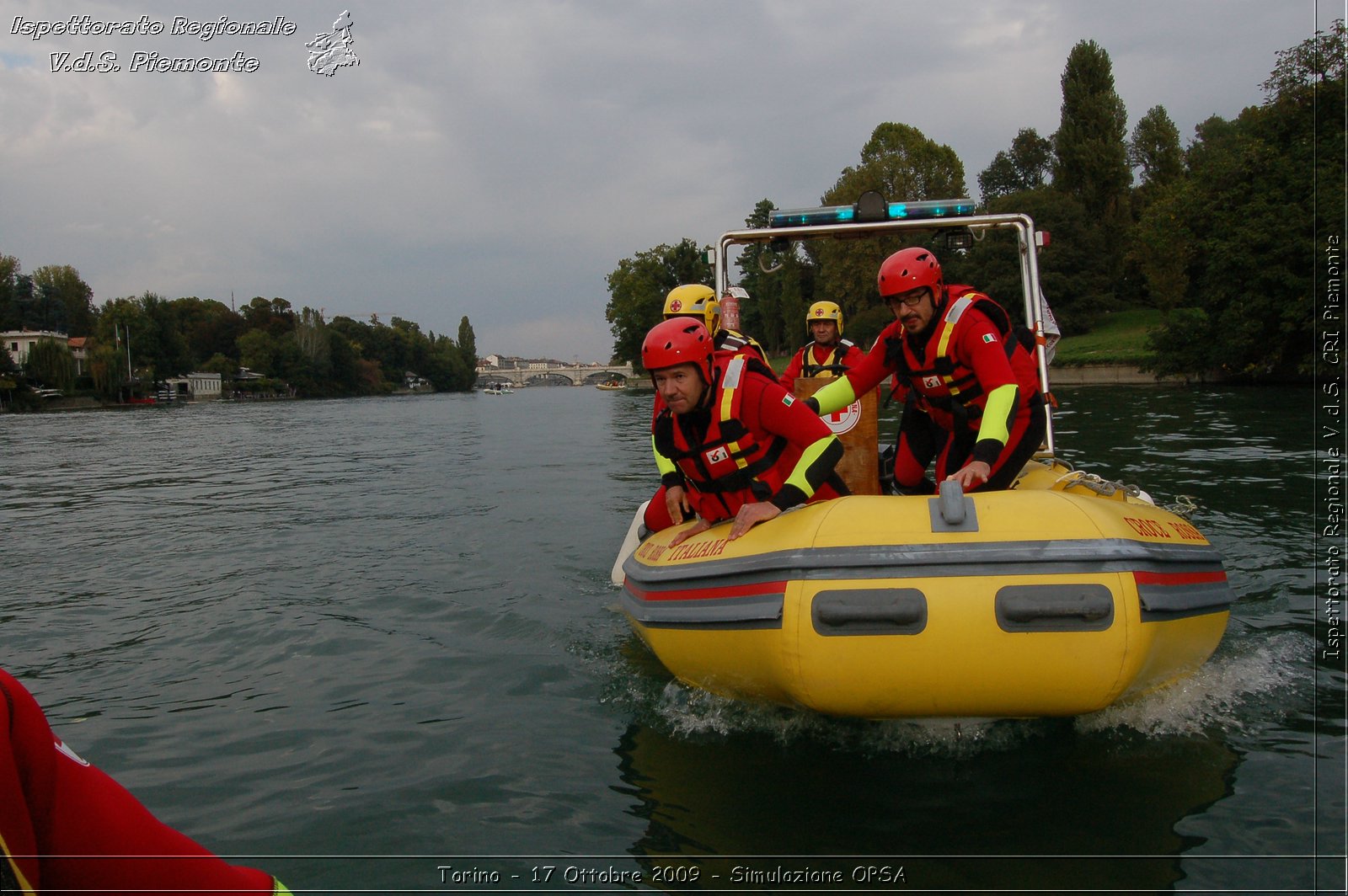 Torino - 17 Ottobre 2009 - Simulazione OPSA -  Croce Rossa Italiana - Ispettorato Regionale Volontari del Soccorso Piemonte