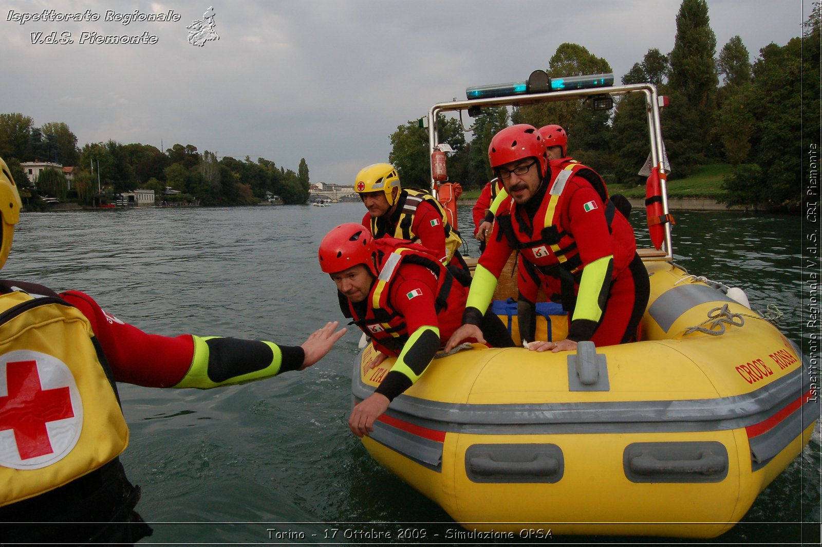 Torino - 17 Ottobre 2009 - Simulazione OPSA -  Croce Rossa Italiana - Ispettorato Regionale Volontari del Soccorso Piemonte