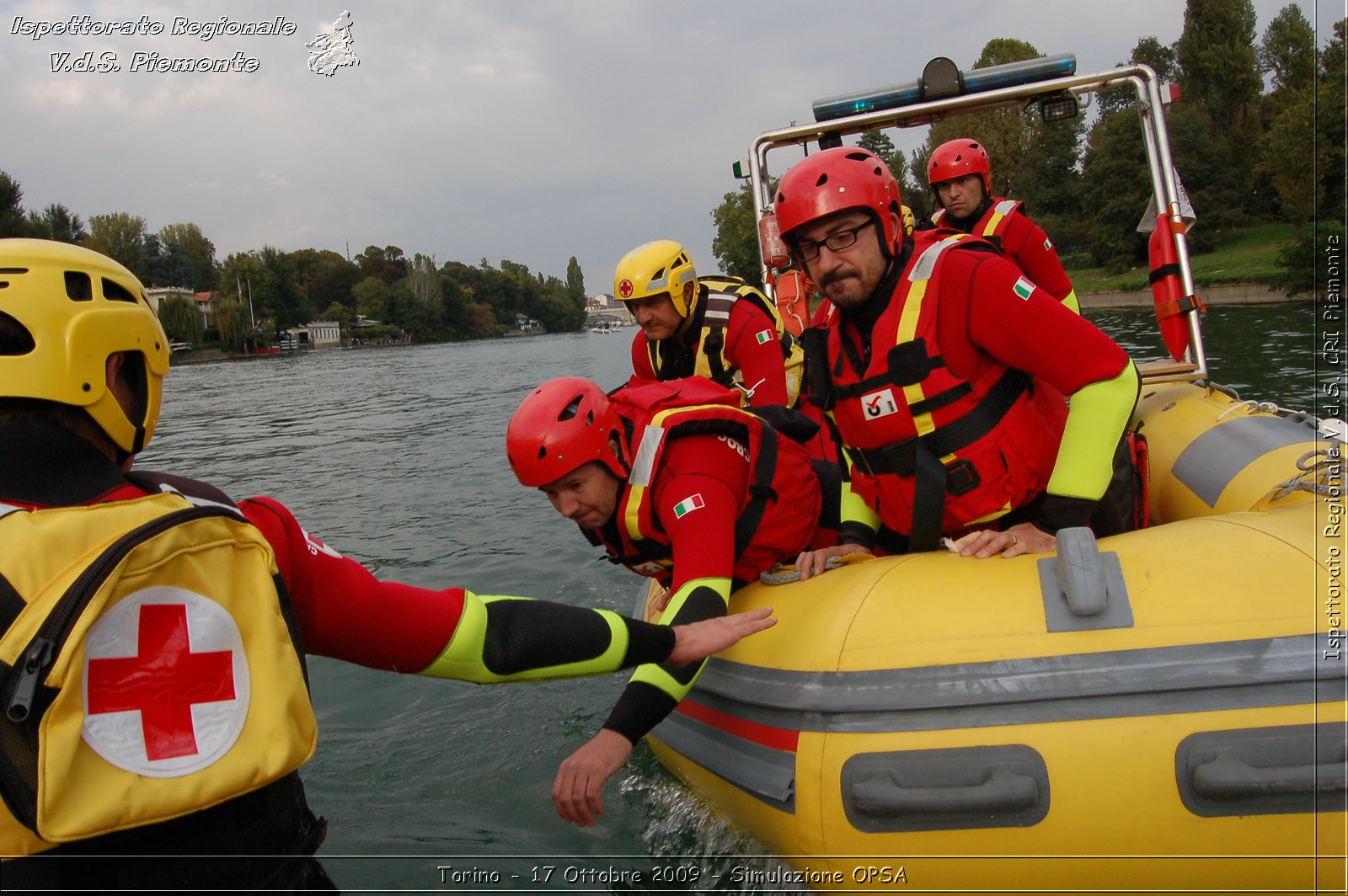 Torino - 17 Ottobre 2009 - Simulazione OPSA -  Croce Rossa Italiana - Ispettorato Regionale Volontari del Soccorso Piemonte