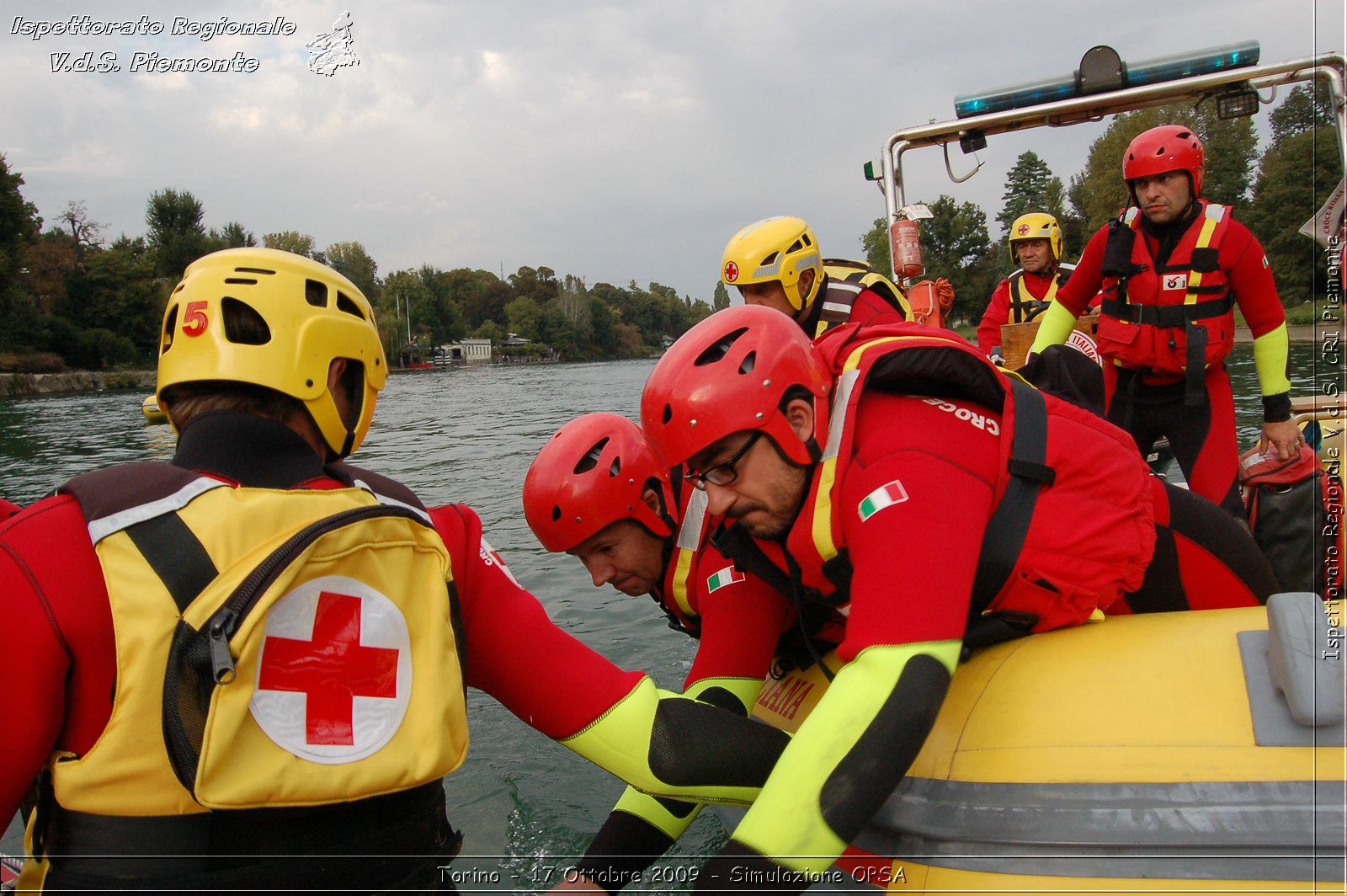 Torino - 17 Ottobre 2009 - Simulazione OPSA -  Croce Rossa Italiana - Ispettorato Regionale Volontari del Soccorso Piemonte