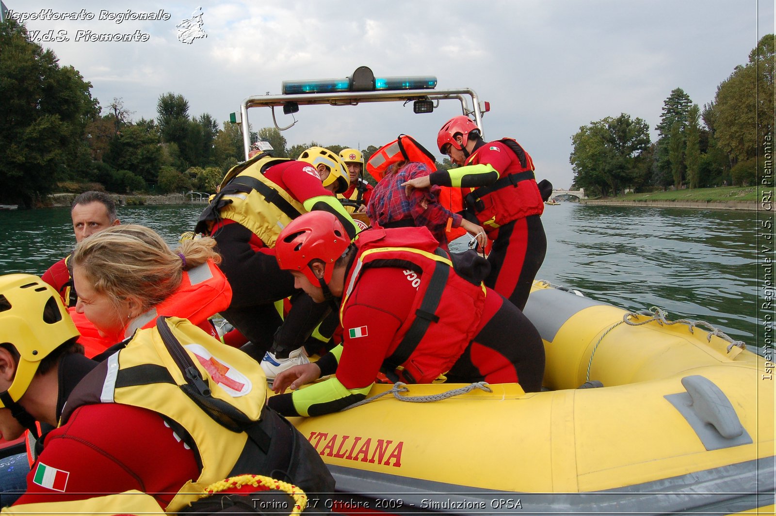 Torino - 17 Ottobre 2009 - Simulazione OPSA -  Croce Rossa Italiana - Ispettorato Regionale Volontari del Soccorso Piemonte