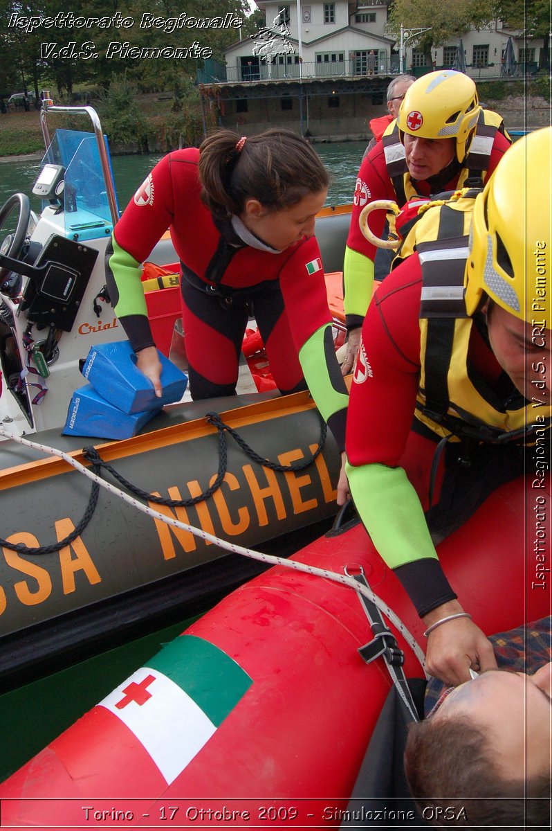 Torino - 17 Ottobre 2009 - Simulazione OPSA -  Croce Rossa Italiana - Ispettorato Regionale Volontari del Soccorso Piemonte