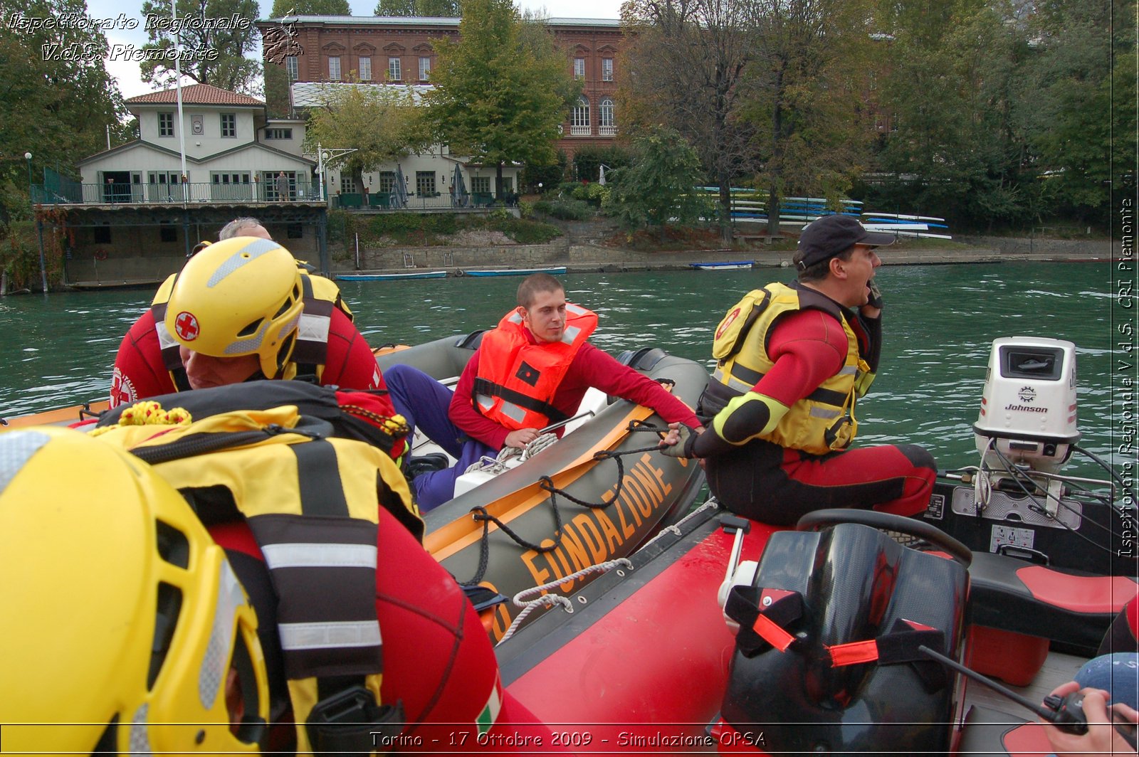 Torino - 17 Ottobre 2009 - Simulazione OPSA -  Croce Rossa Italiana - Ispettorato Regionale Volontari del Soccorso Piemonte