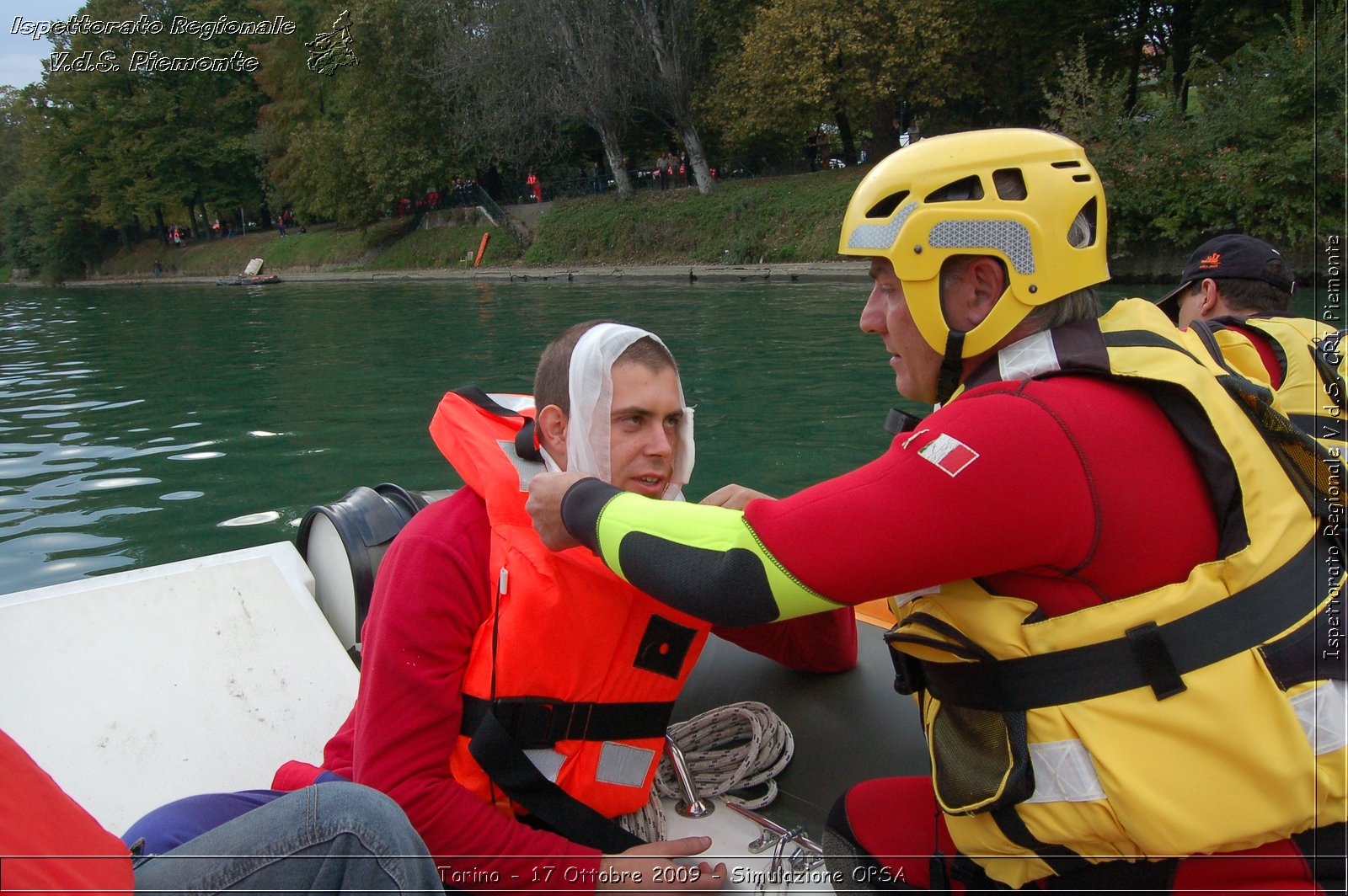 Torino - 17 Ottobre 2009 - Simulazione OPSA -  Croce Rossa Italiana - Ispettorato Regionale Volontari del Soccorso Piemonte