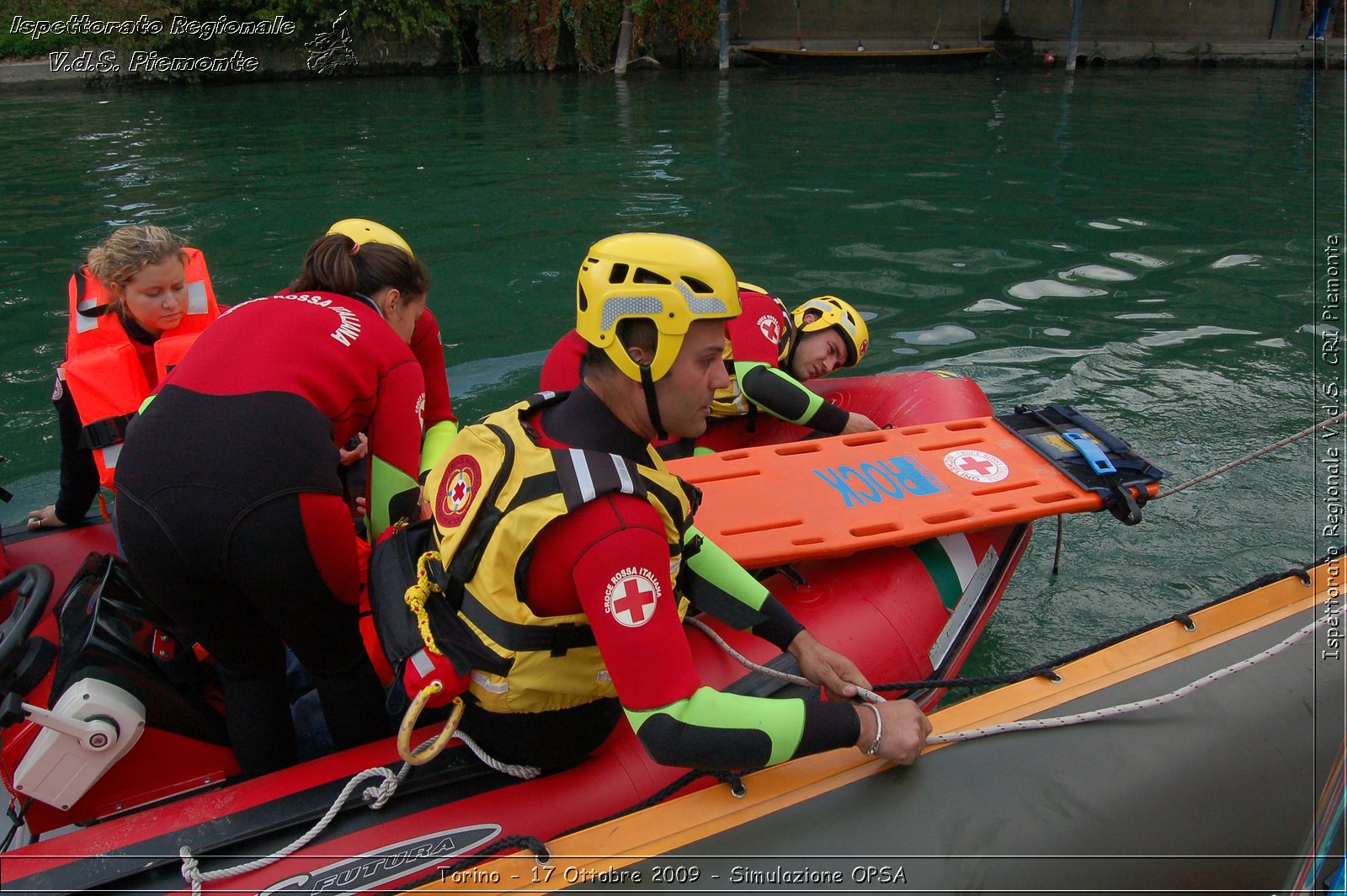 Torino - 17 Ottobre 2009 - Simulazione OPSA -  Croce Rossa Italiana - Ispettorato Regionale Volontari del Soccorso Piemonte