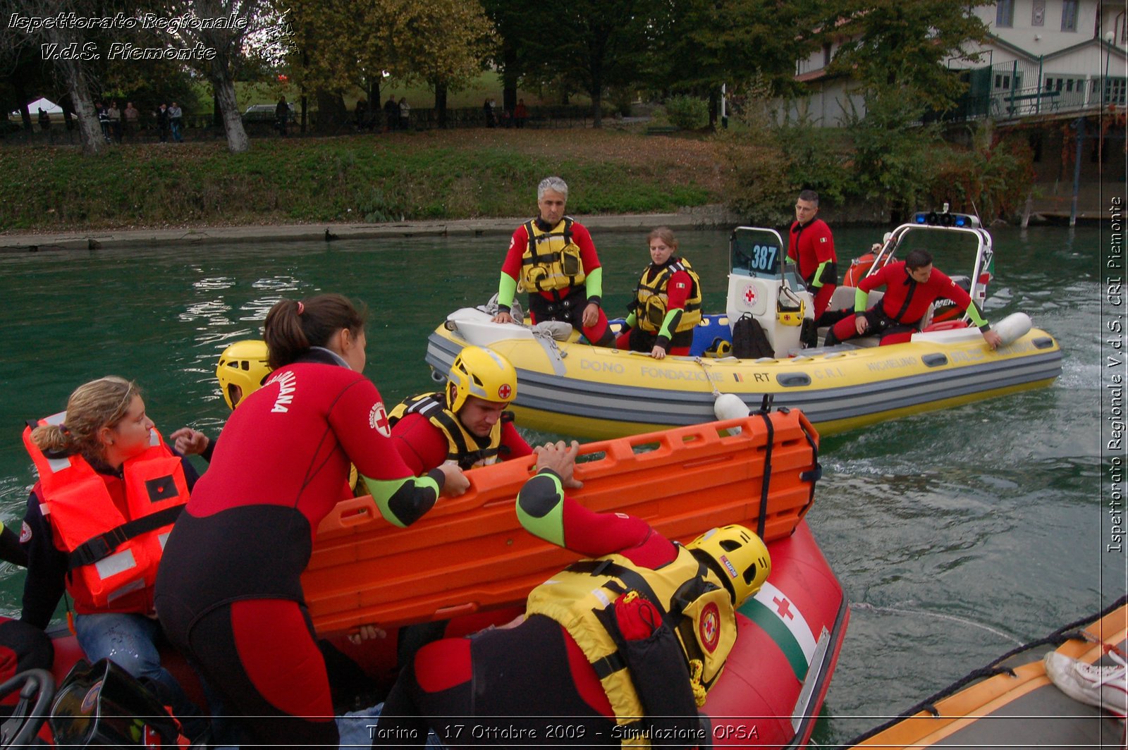 Torino - 17 Ottobre 2009 - Simulazione OPSA -  Croce Rossa Italiana - Ispettorato Regionale Volontari del Soccorso Piemonte