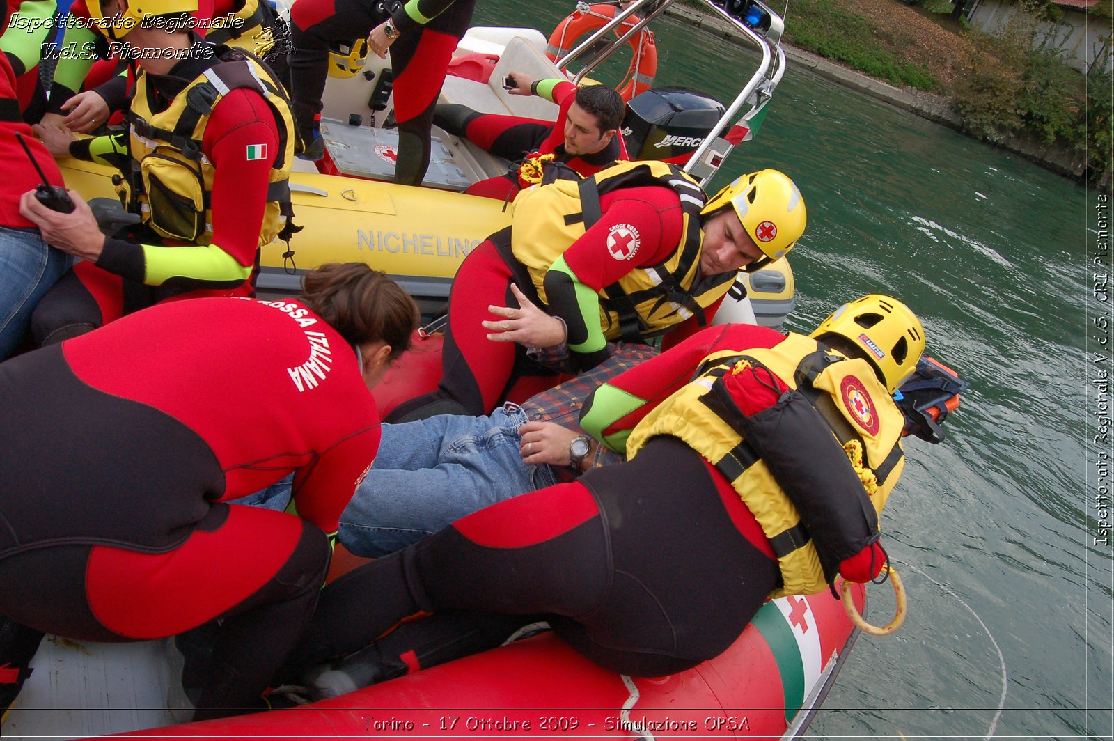 Torino - 17 Ottobre 2009 - Simulazione OPSA -  Croce Rossa Italiana - Ispettorato Regionale Volontari del Soccorso Piemonte