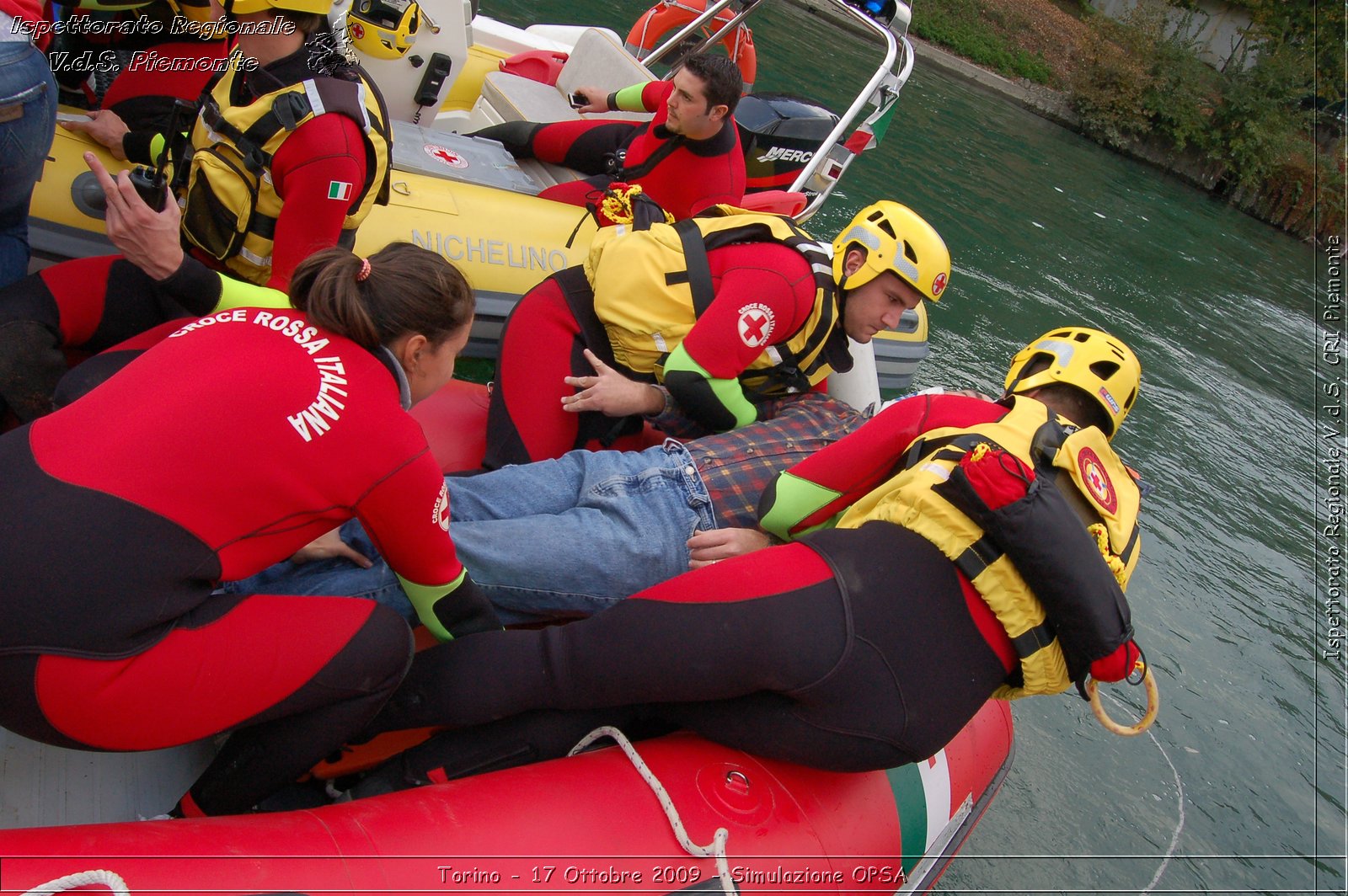 Torino - 17 Ottobre 2009 - Simulazione OPSA -  Croce Rossa Italiana - Ispettorato Regionale Volontari del Soccorso Piemonte