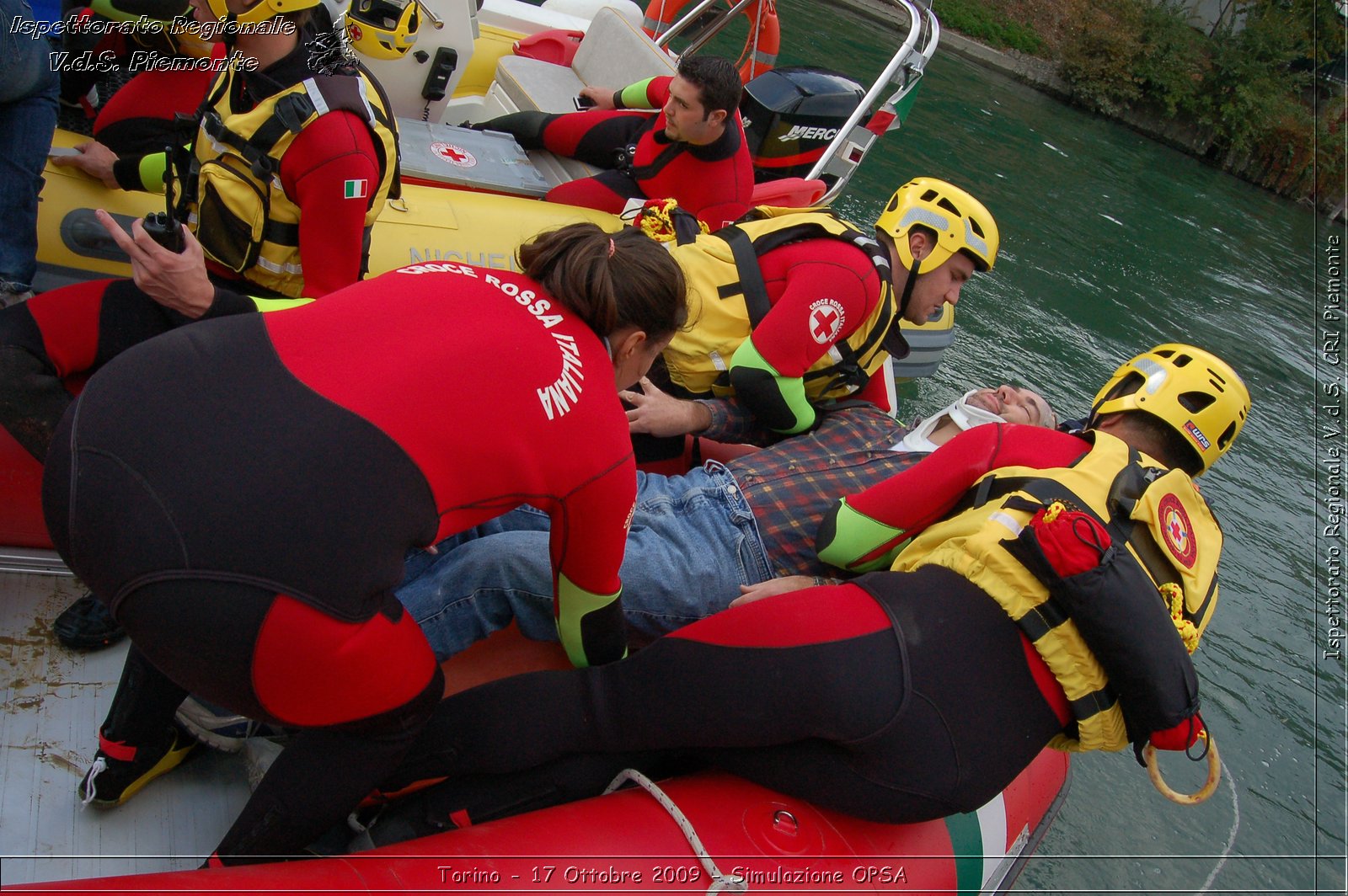 Torino - 17 Ottobre 2009 - Simulazione OPSA -  Croce Rossa Italiana - Ispettorato Regionale Volontari del Soccorso Piemonte