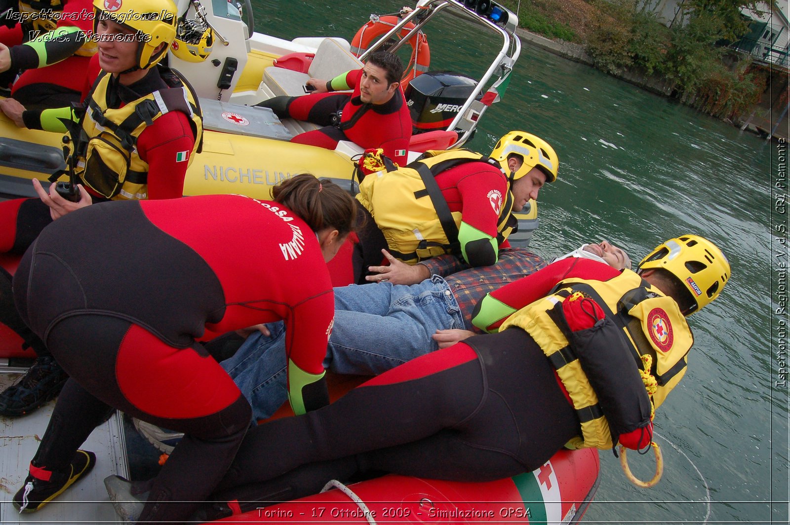 Torino - 17 Ottobre 2009 - Simulazione OPSA -  Croce Rossa Italiana - Ispettorato Regionale Volontari del Soccorso Piemonte