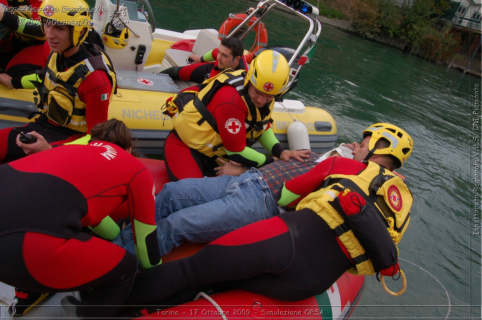 Torino - 17 Ottobre 2009 - Simulazione OPSA -  Croce Rossa Italiana - Ispettorato Regionale Volontari del Soccorso Piemonte