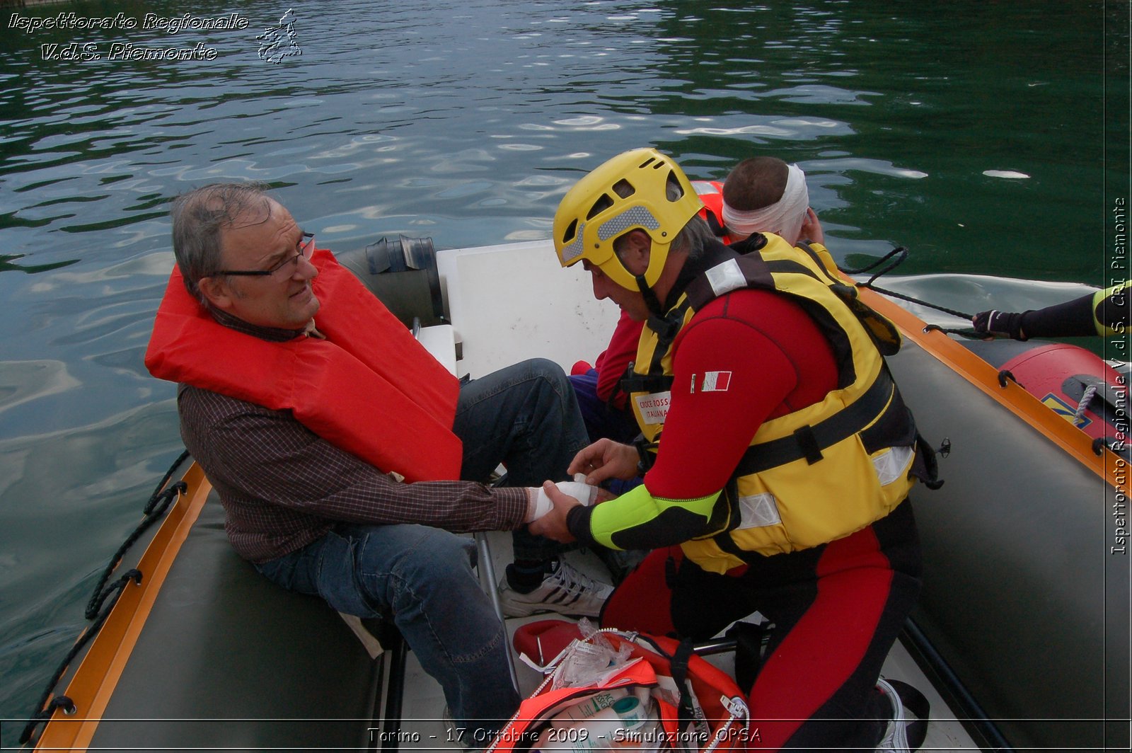 Torino - 17 Ottobre 2009 - Simulazione OPSA -  Croce Rossa Italiana - Ispettorato Regionale Volontari del Soccorso Piemonte