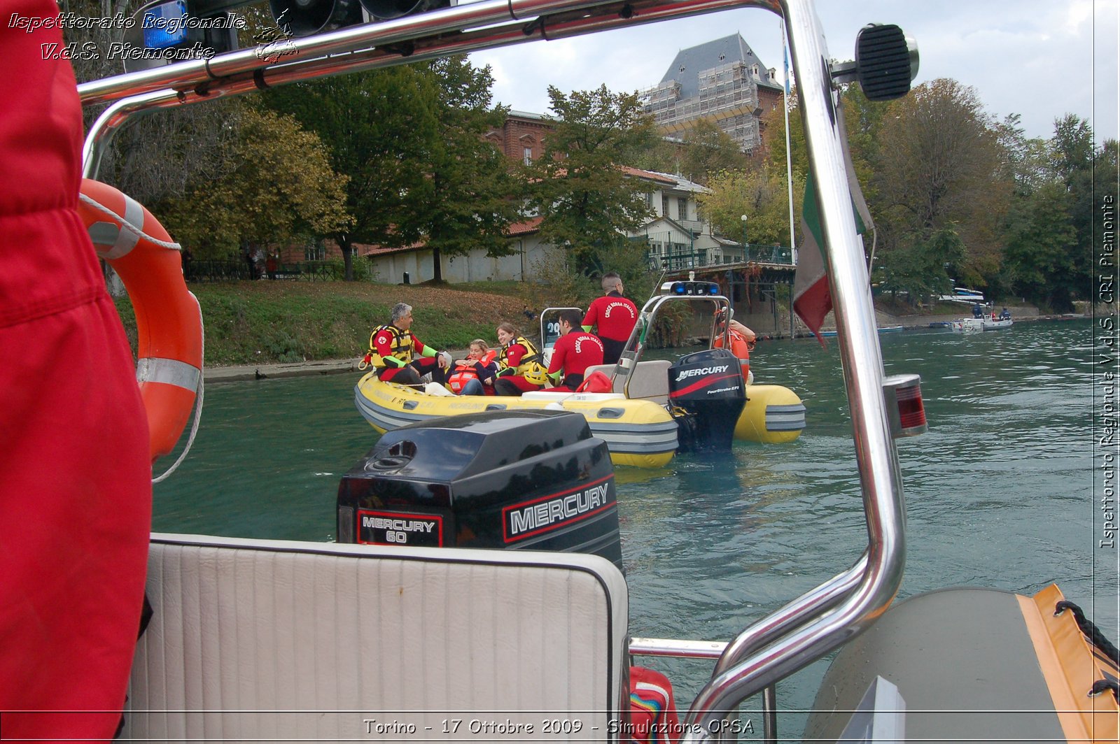 Torino - 17 Ottobre 2009 - Simulazione OPSA -  Croce Rossa Italiana - Ispettorato Regionale Volontari del Soccorso Piemonte