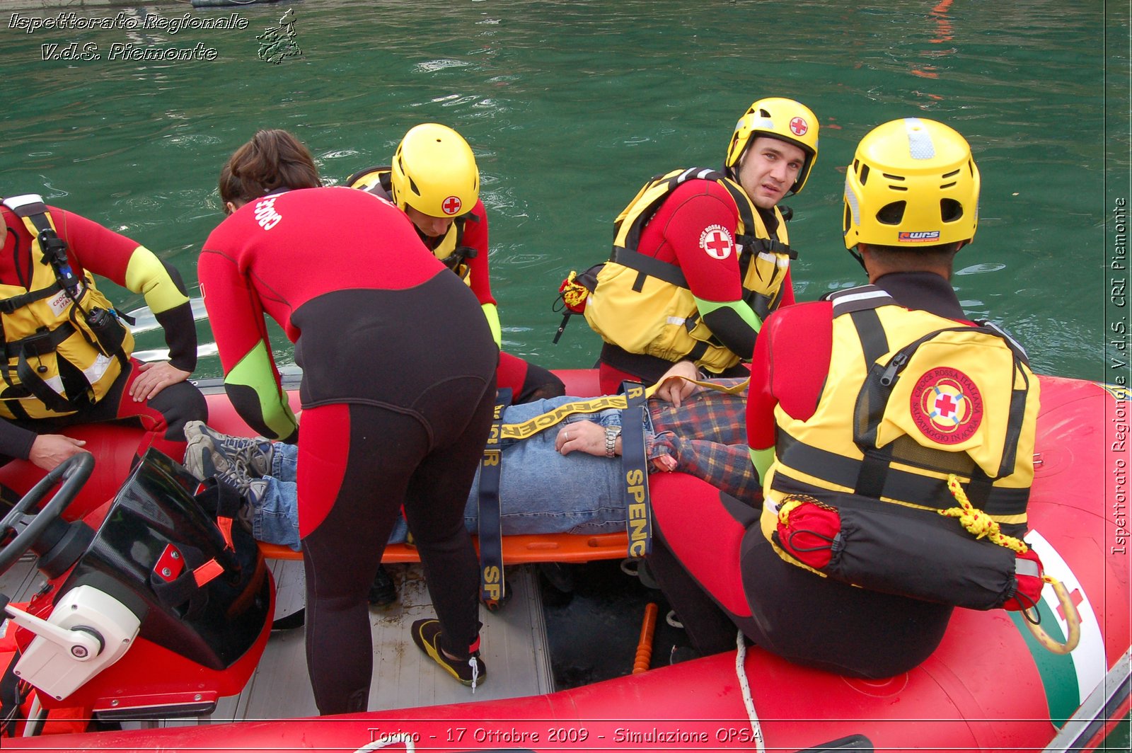 Torino - 17 Ottobre 2009 - Simulazione OPSA -  Croce Rossa Italiana - Ispettorato Regionale Volontari del Soccorso Piemonte