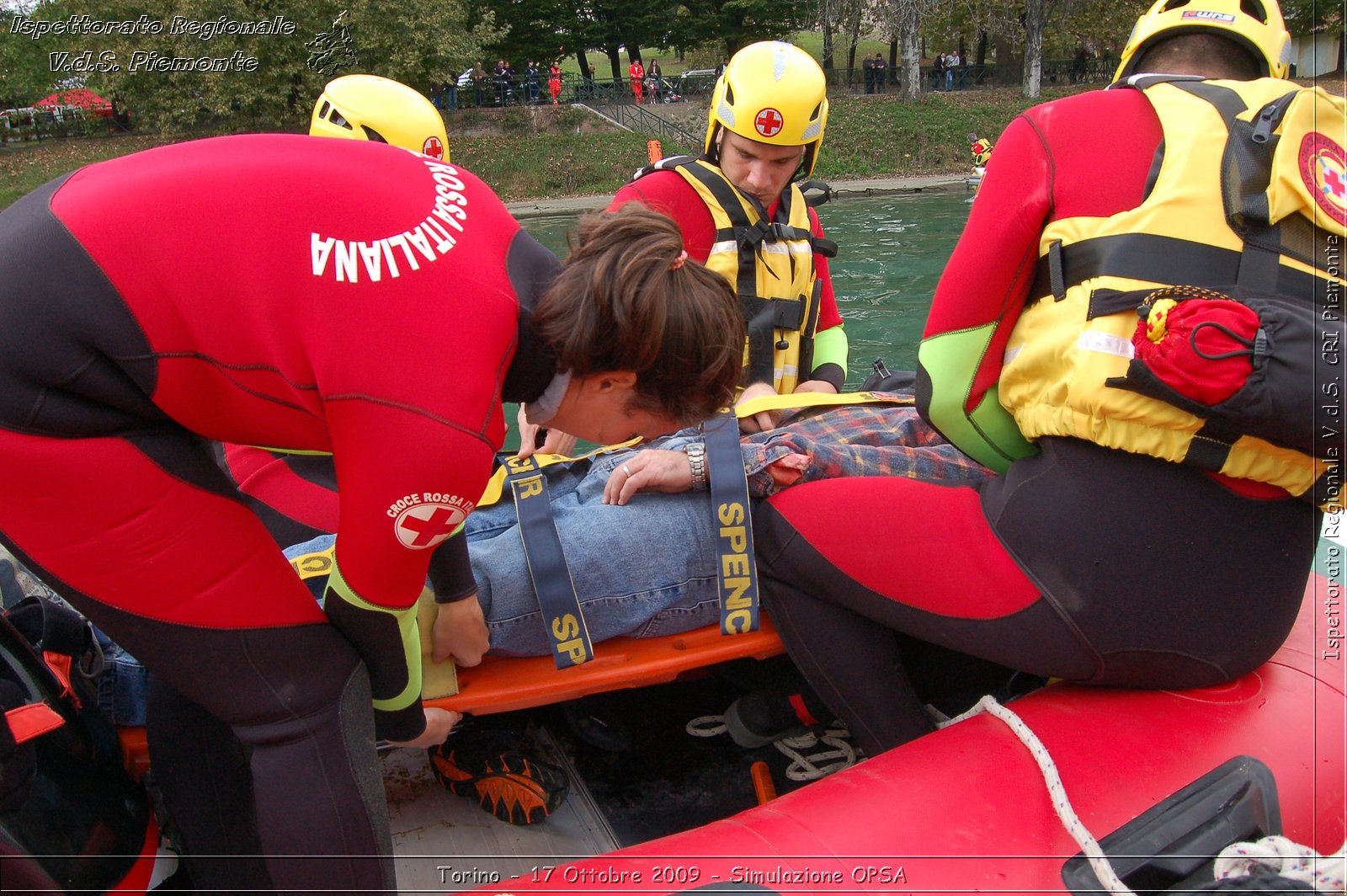 Torino - 17 Ottobre 2009 - Simulazione OPSA -  Croce Rossa Italiana - Ispettorato Regionale Volontari del Soccorso Piemonte