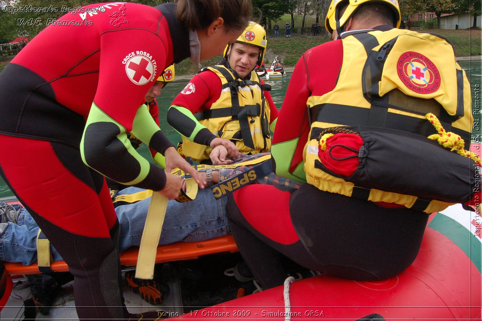 Torino - 17 Ottobre 2009 - Simulazione OPSA -  Croce Rossa Italiana - Ispettorato Regionale Volontari del Soccorso Piemonte