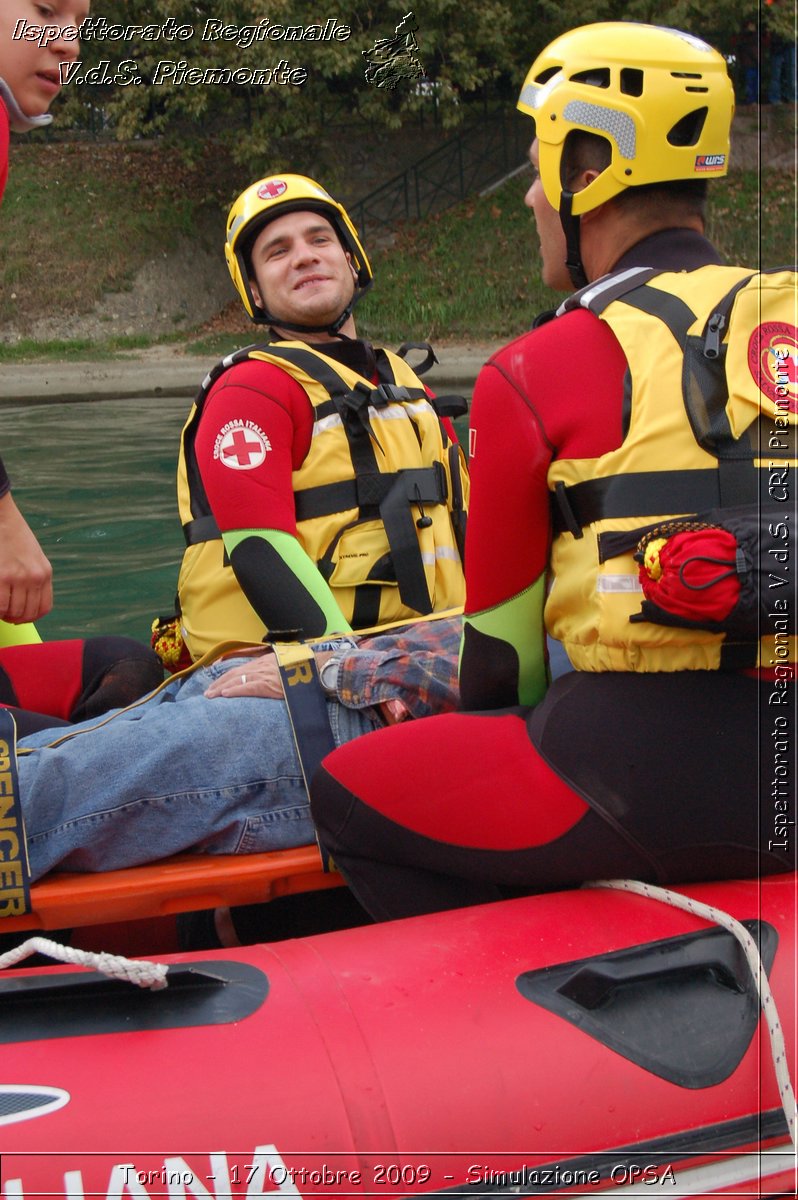 Torino - 17 Ottobre 2009 - Simulazione OPSA -  Croce Rossa Italiana - Ispettorato Regionale Volontari del Soccorso Piemonte