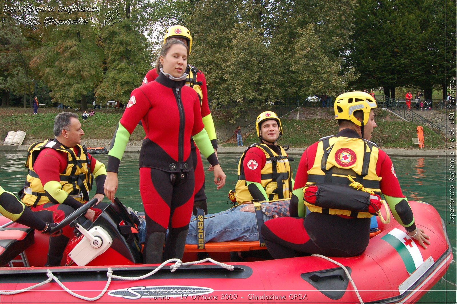 Torino - 17 Ottobre 2009 - Simulazione OPSA -  Croce Rossa Italiana - Ispettorato Regionale Volontari del Soccorso Piemonte