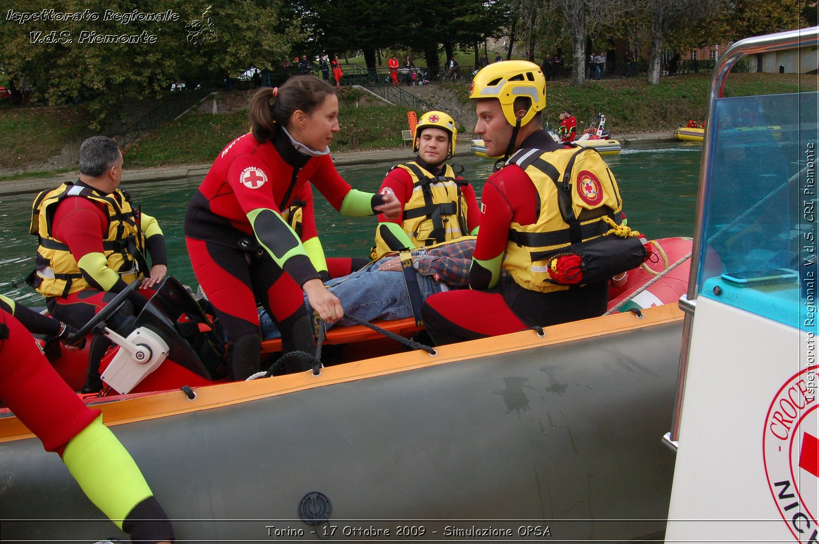 Torino - 17 Ottobre 2009 - Simulazione OPSA -  Croce Rossa Italiana - Ispettorato Regionale Volontari del Soccorso Piemonte