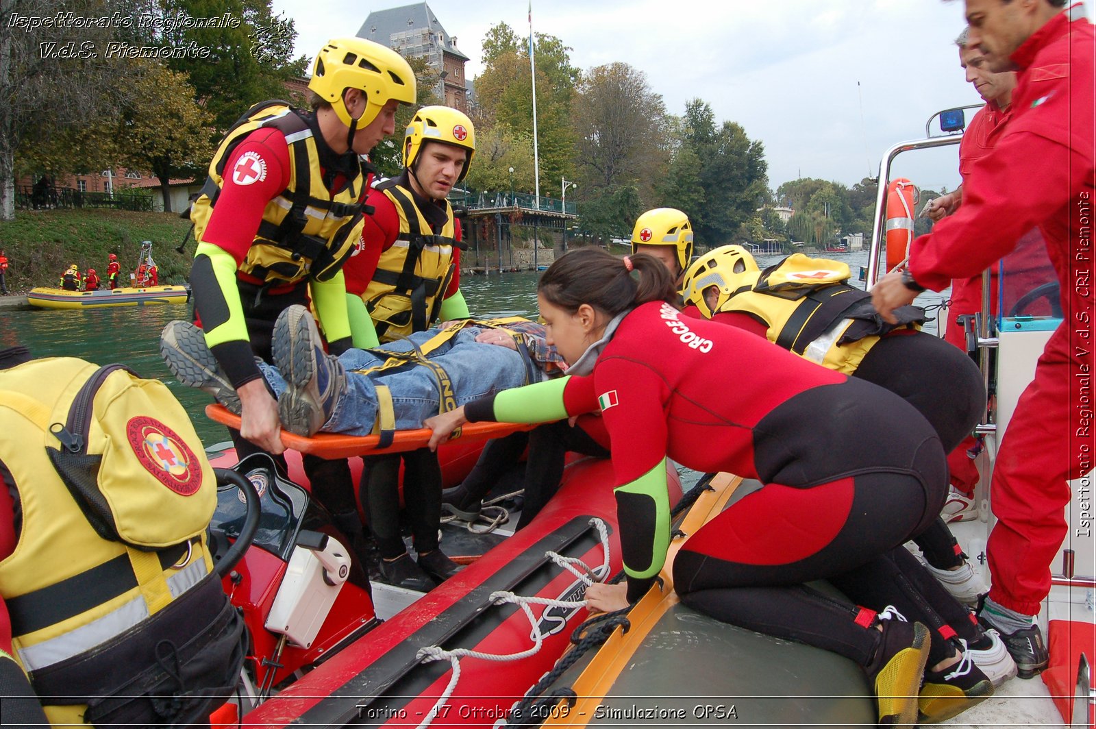 Torino - 17 Ottobre 2009 - Simulazione OPSA -  Croce Rossa Italiana - Ispettorato Regionale Volontari del Soccorso Piemonte