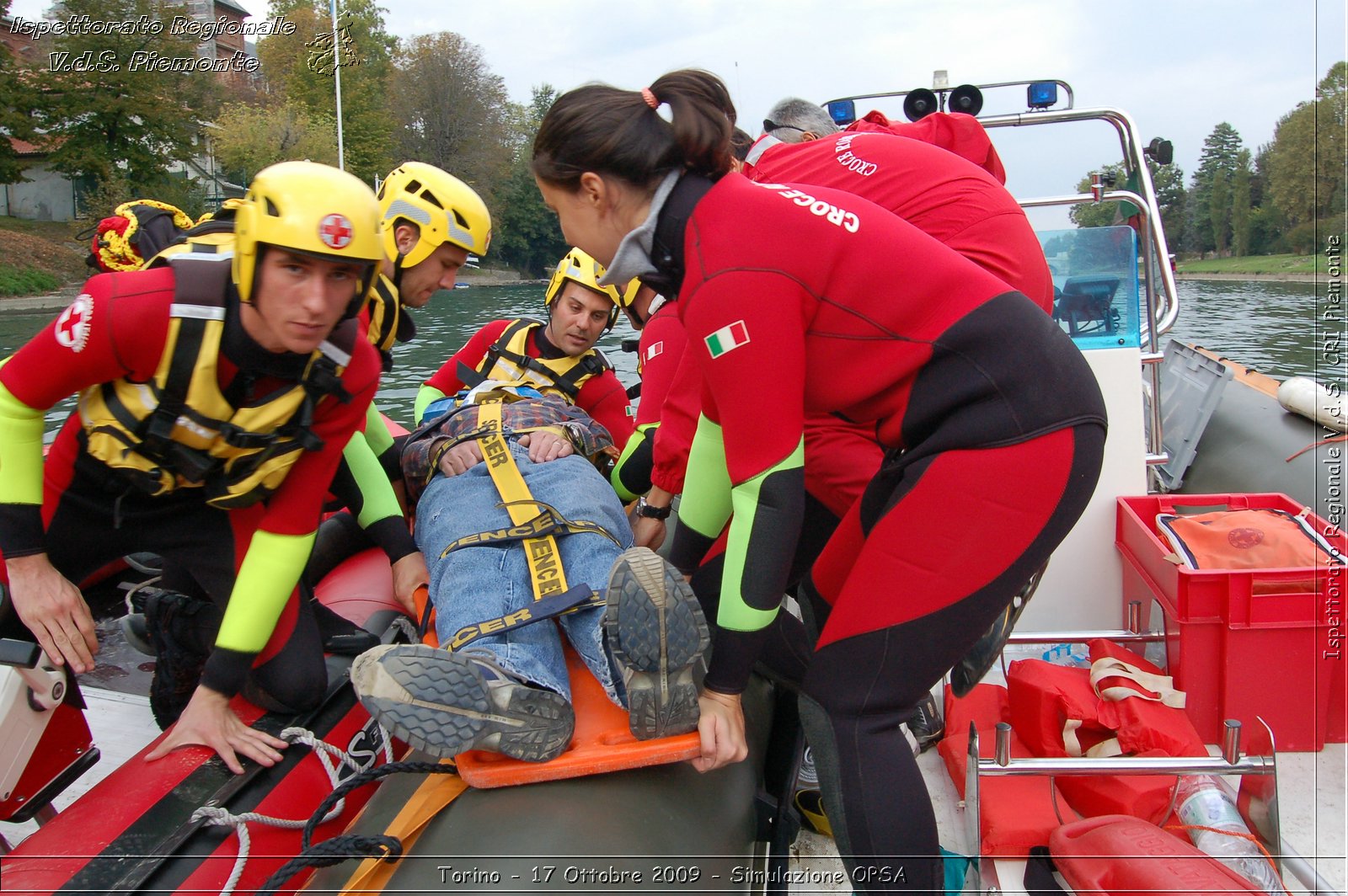 Torino - 17 Ottobre 2009 - Simulazione OPSA -  Croce Rossa Italiana - Ispettorato Regionale Volontari del Soccorso Piemonte