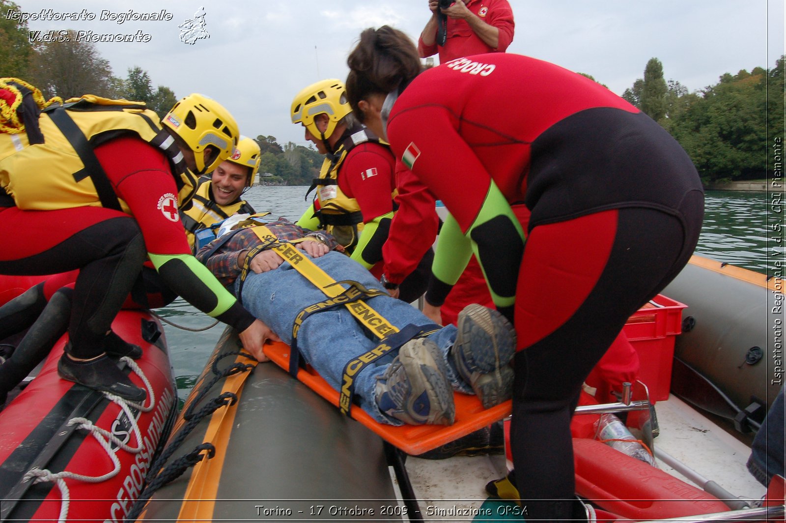 Torino - 17 Ottobre 2009 - Simulazione OPSA -  Croce Rossa Italiana - Ispettorato Regionale Volontari del Soccorso Piemonte