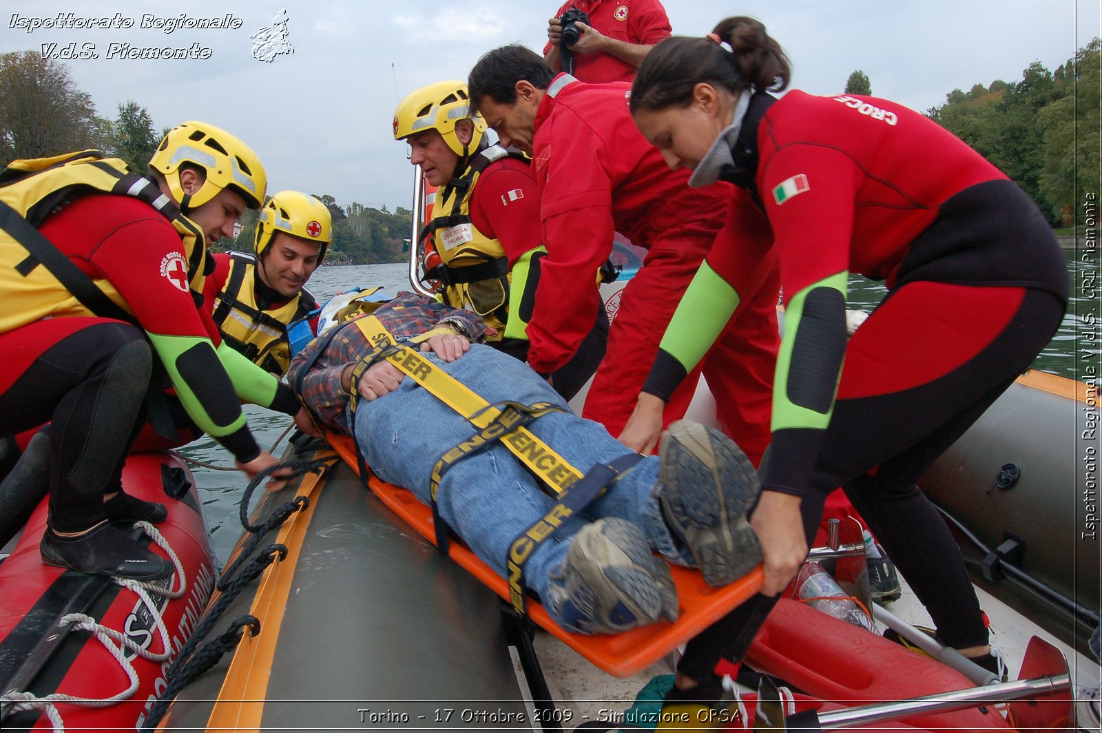 Torino - 17 Ottobre 2009 - Simulazione OPSA -  Croce Rossa Italiana - Ispettorato Regionale Volontari del Soccorso Piemonte