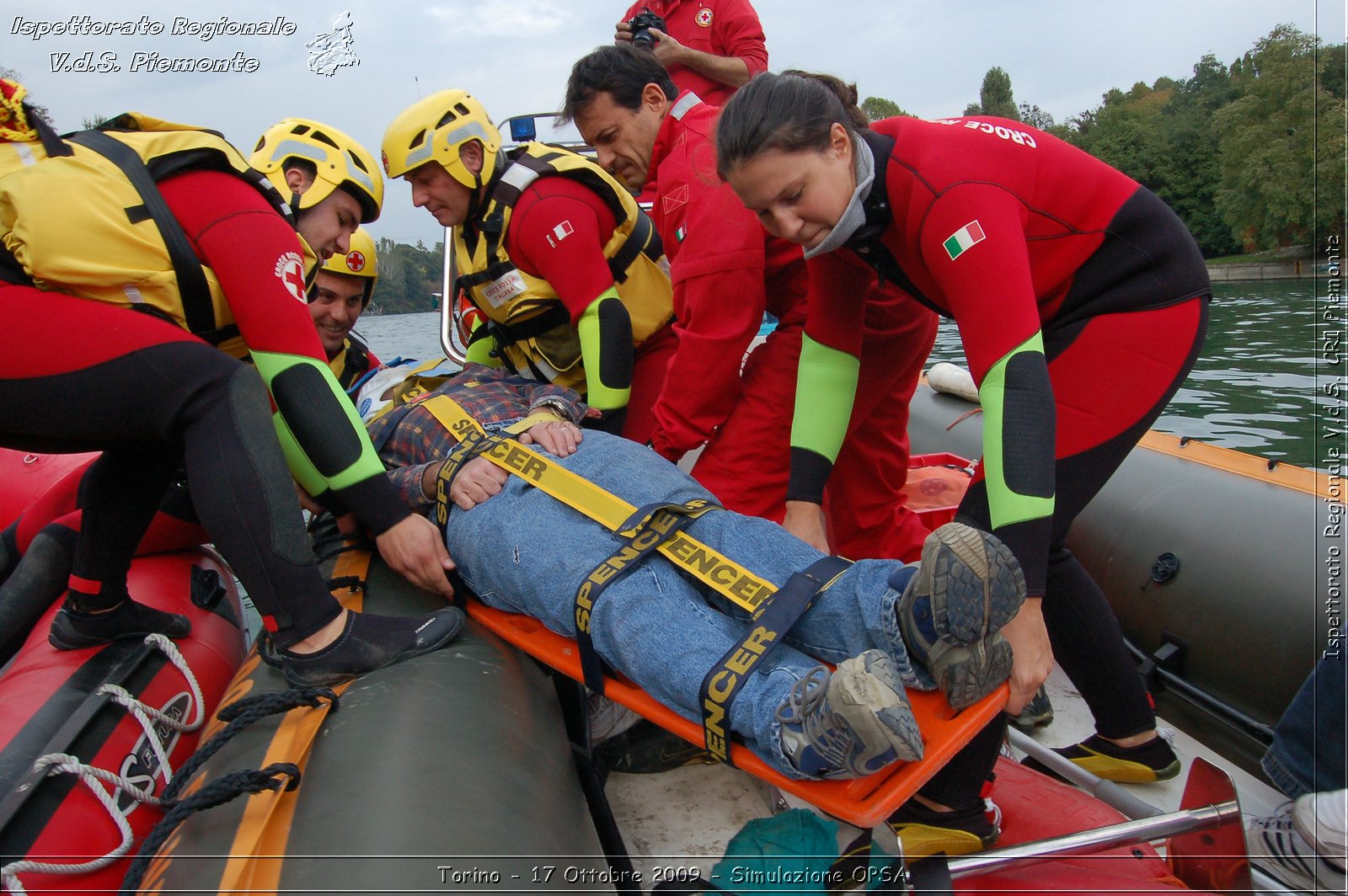 Torino - 17 Ottobre 2009 - Simulazione OPSA -  Croce Rossa Italiana - Ispettorato Regionale Volontari del Soccorso Piemonte