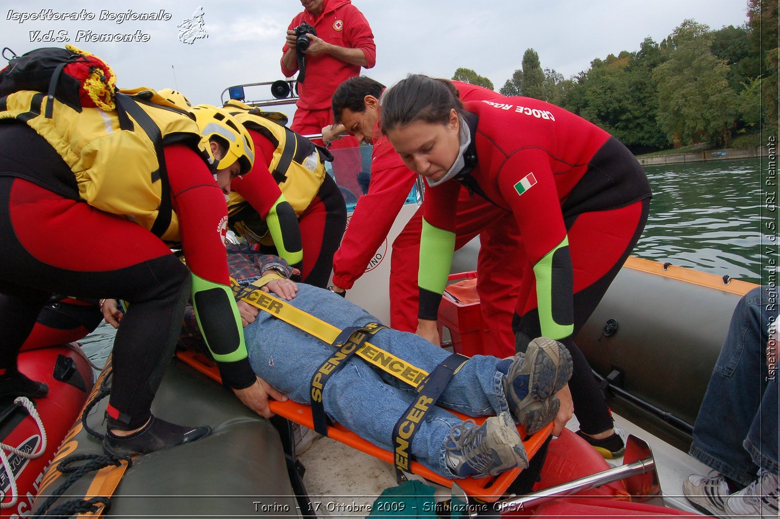 Torino - 17 Ottobre 2009 - Simulazione OPSA -  Croce Rossa Italiana - Ispettorato Regionale Volontari del Soccorso Piemonte