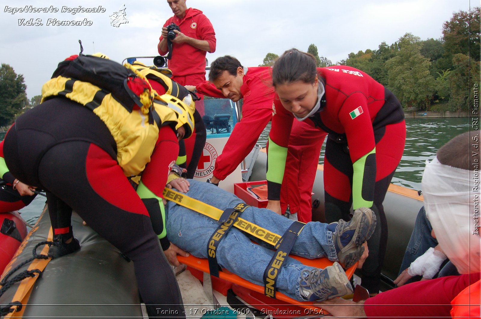 Torino - 17 Ottobre 2009 - Simulazione OPSA -  Croce Rossa Italiana - Ispettorato Regionale Volontari del Soccorso Piemonte