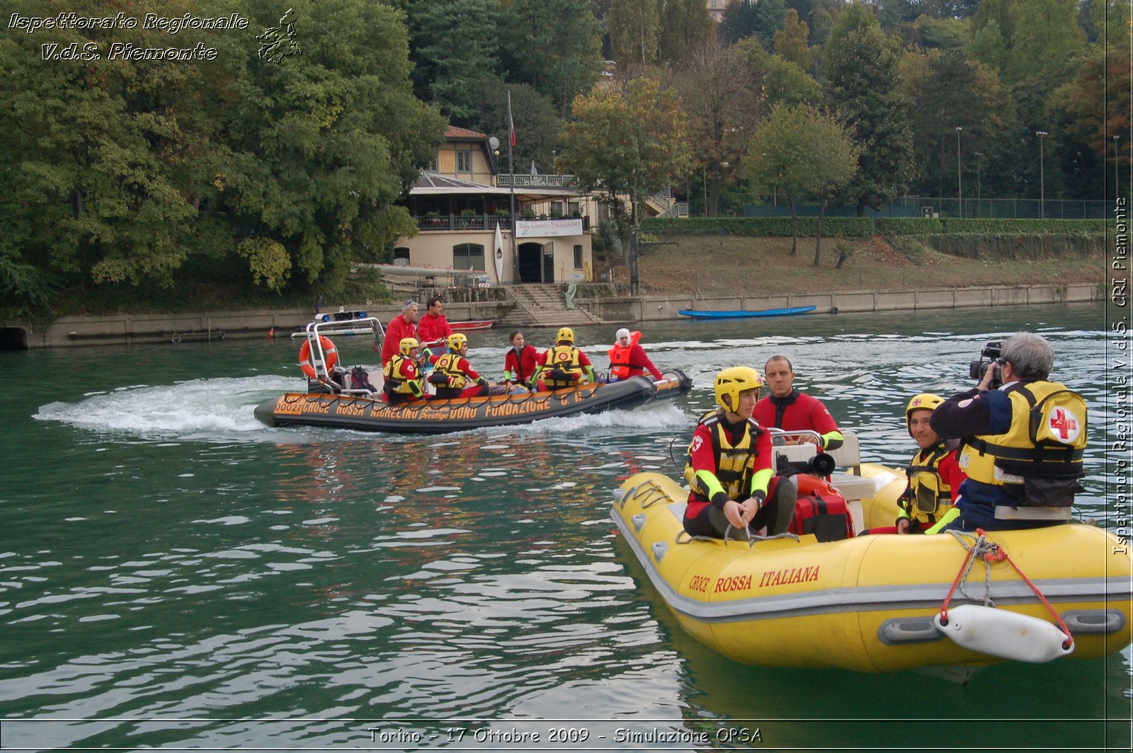 Torino - 17 Ottobre 2009 - Simulazione OPSA -  Croce Rossa Italiana - Ispettorato Regionale Volontari del Soccorso Piemonte