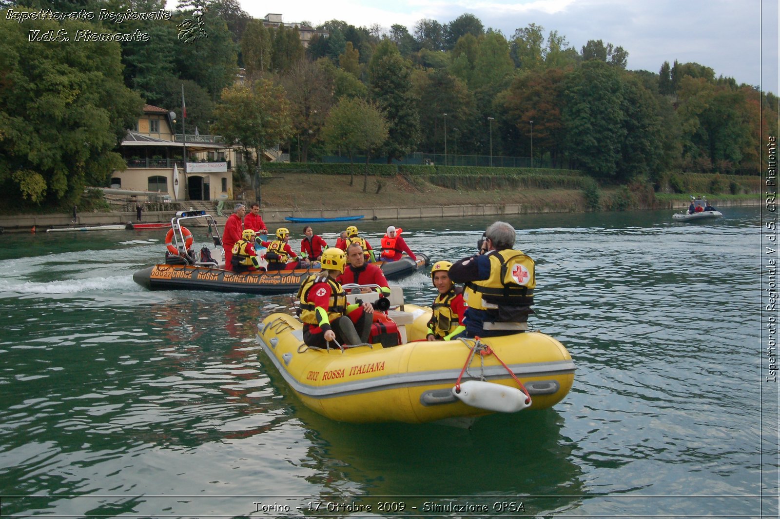 Torino - 17 Ottobre 2009 - Simulazione OPSA -  Croce Rossa Italiana - Ispettorato Regionale Volontari del Soccorso Piemonte